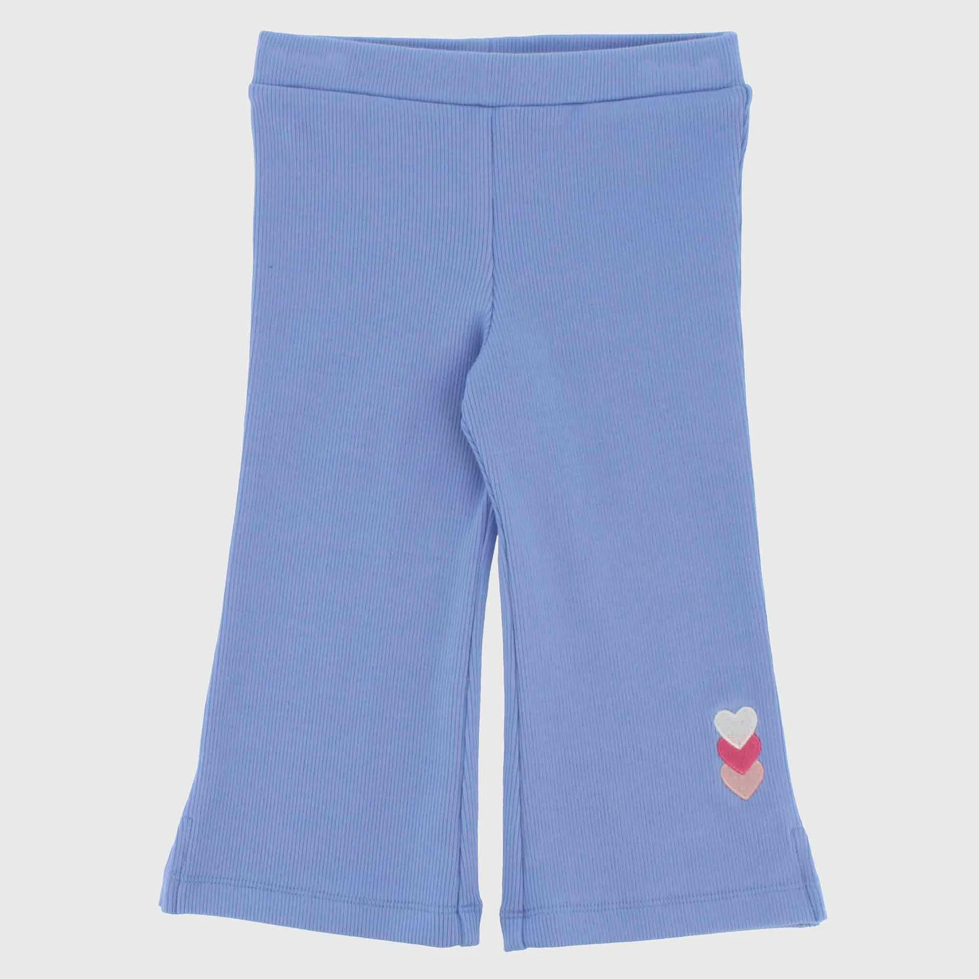 Leggings in costina da Bambina, BLU