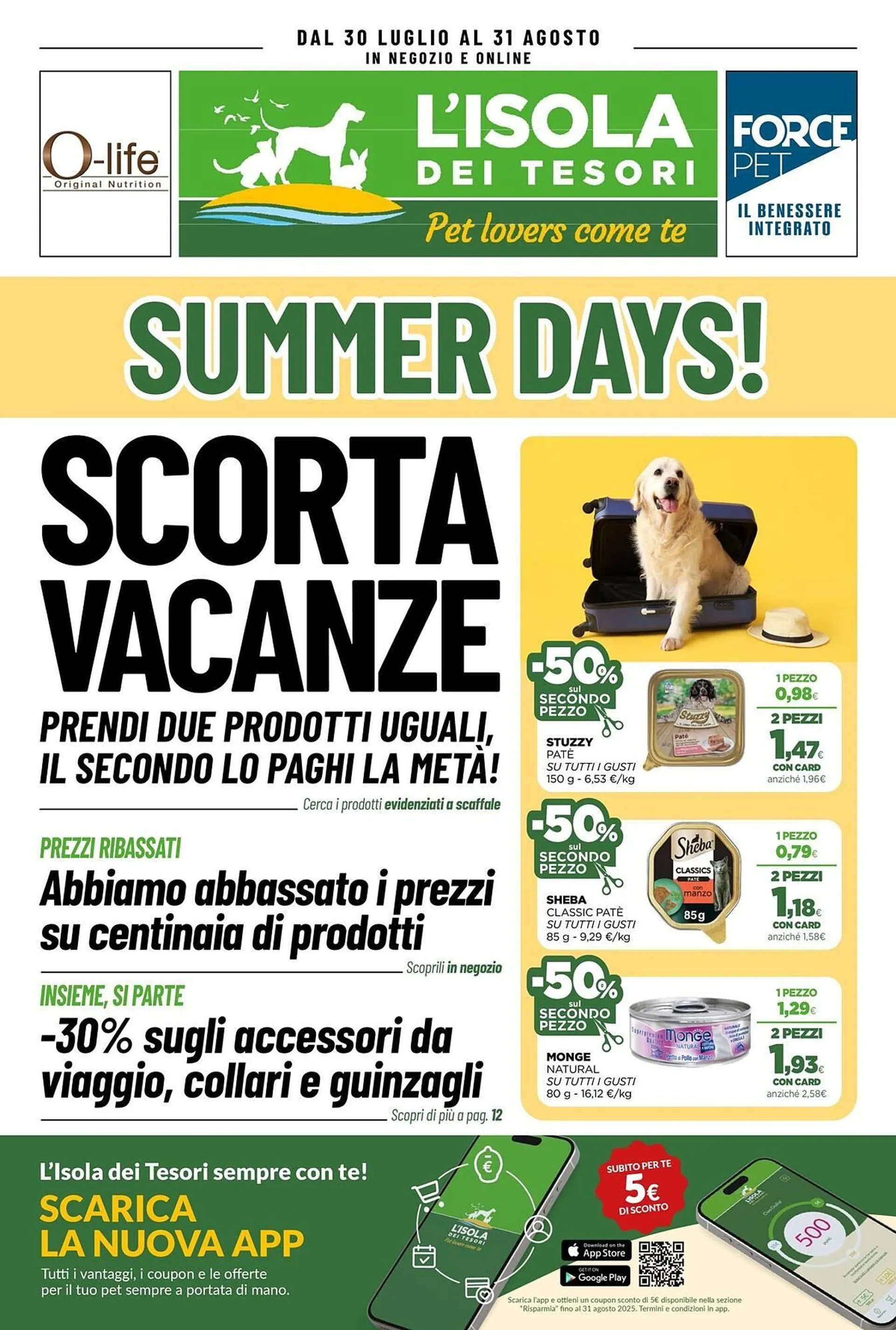 Volantino L´Isola dei Tesori da 30 luglio a 31 agosto di 2025 - Pagina del volantino 1