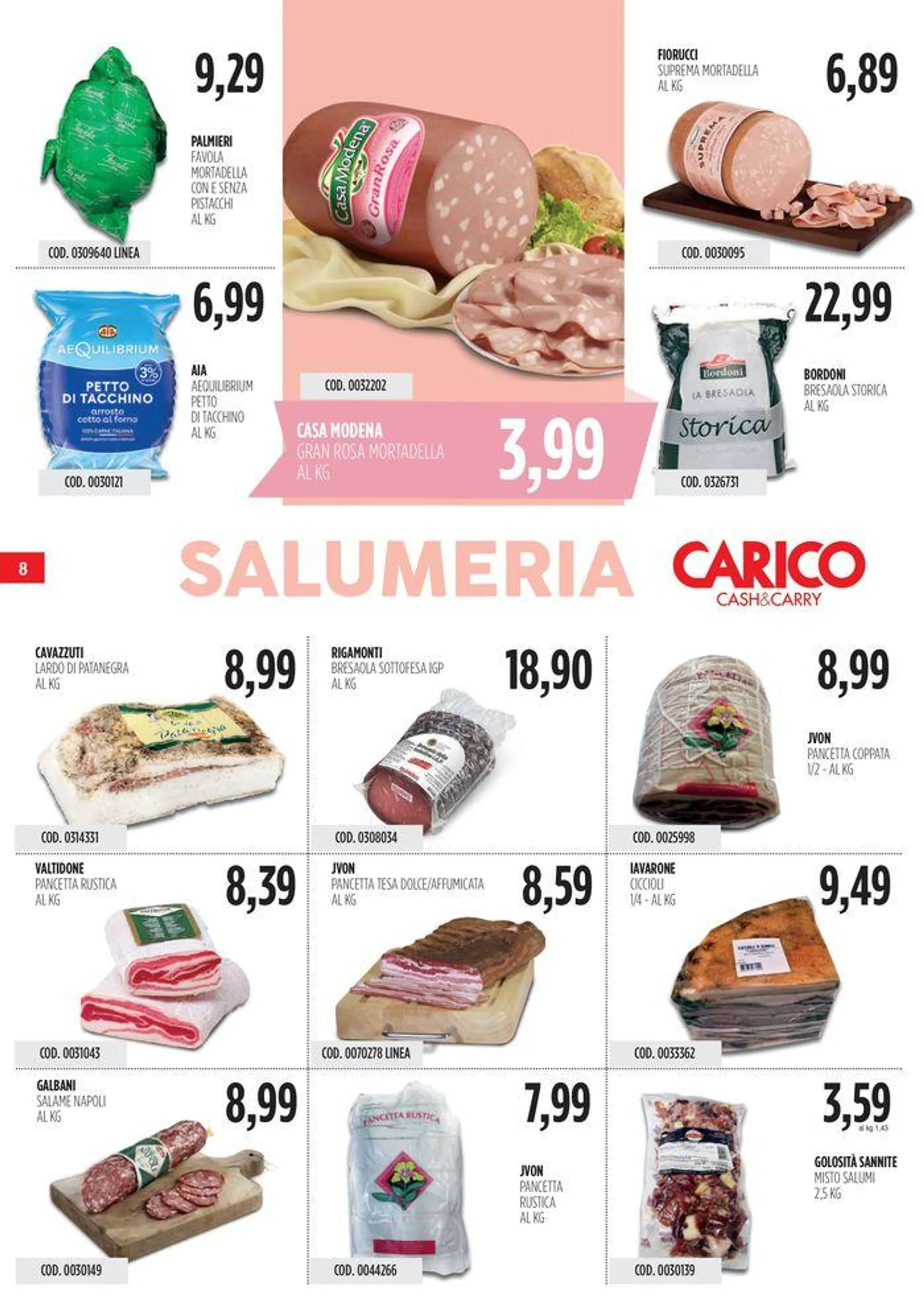 Carico Cash & Carry  da 29 agosto a 11 settembre di 2024 - Pagina del volantino 8