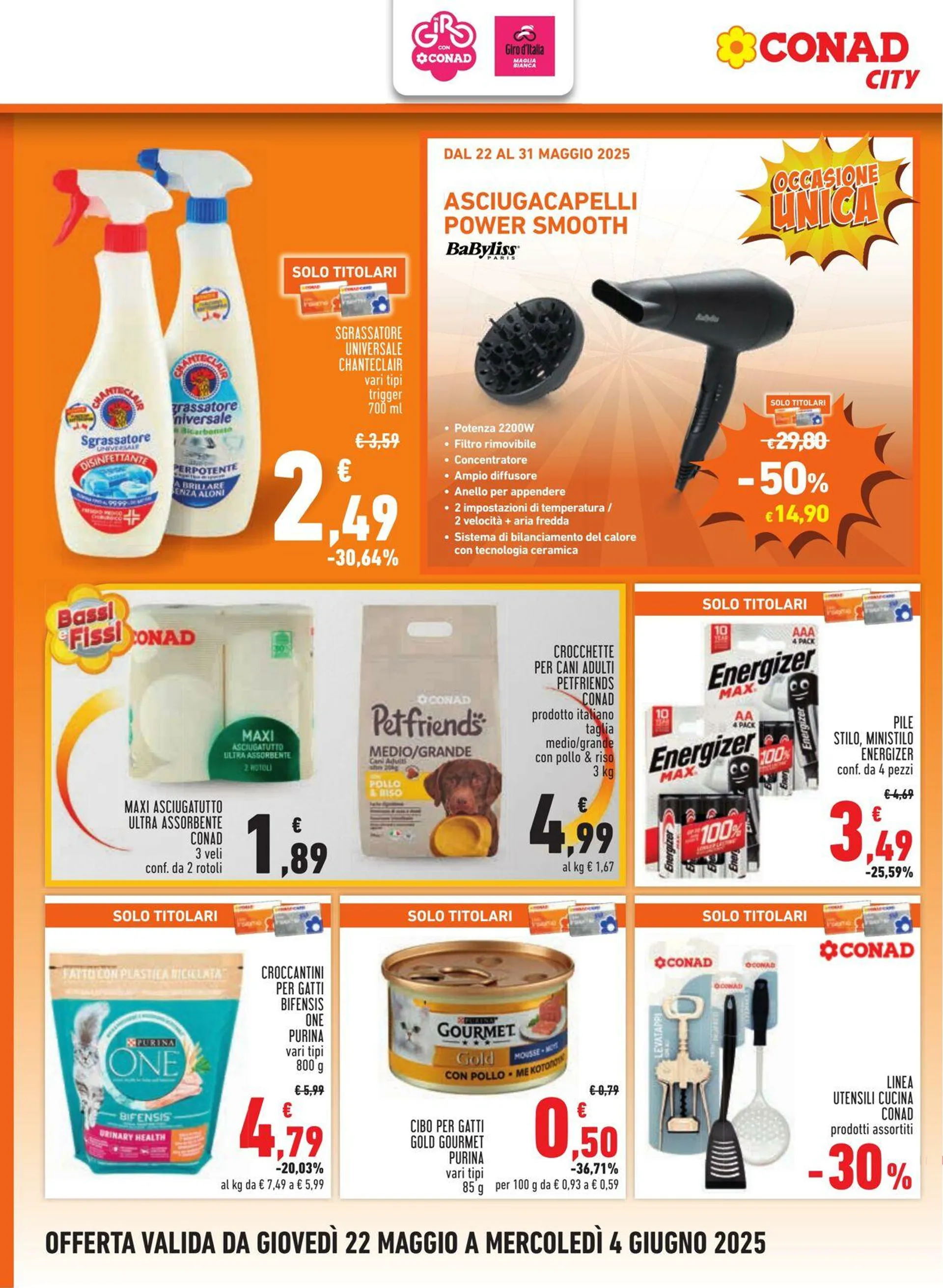 Conad - City - Torino Volantino attuale da 22 maggio a 4 giugno di 2025 - Pagina del volantino 16