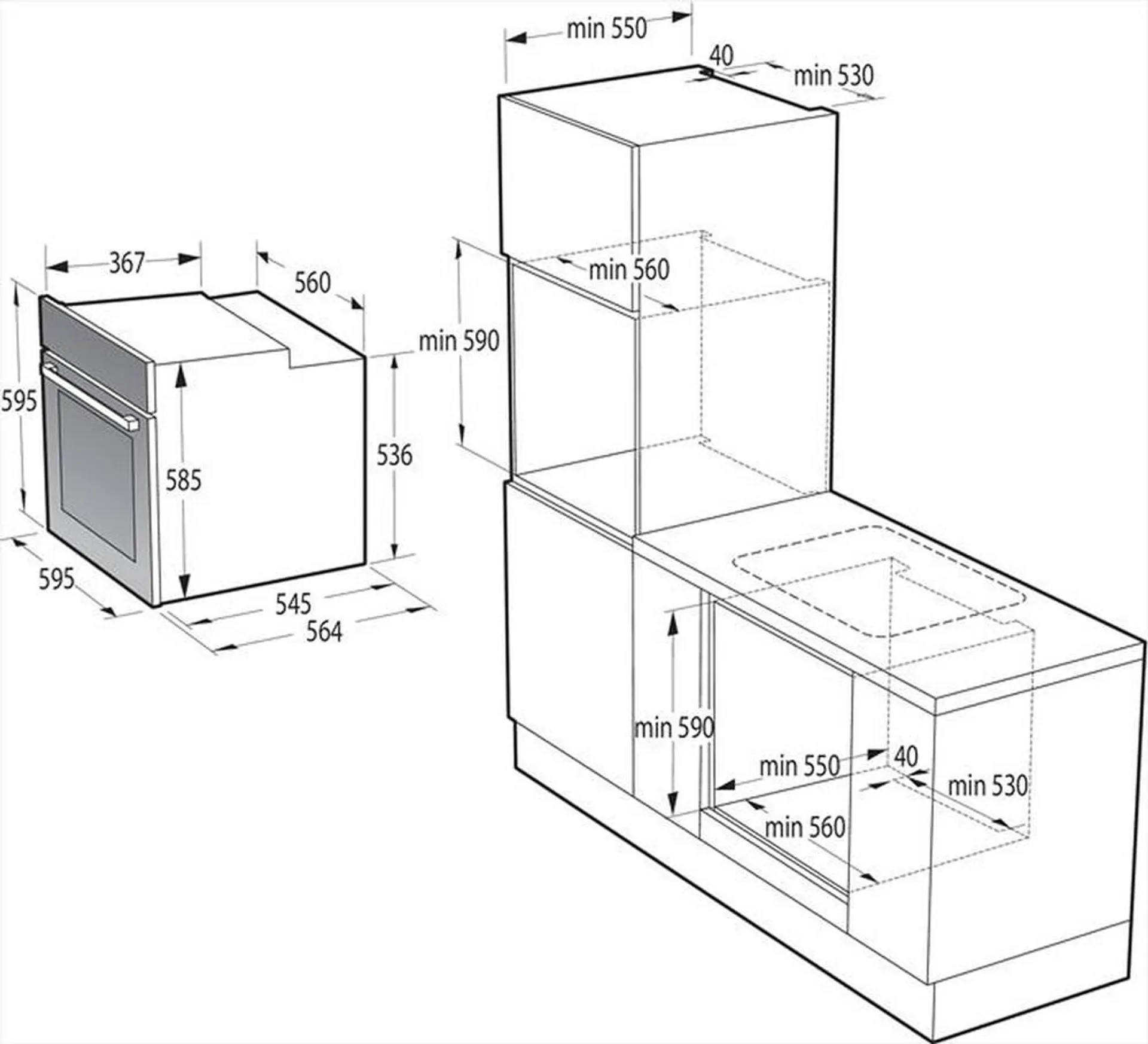 HISENSE - Forno incasso elettrico BI62111AXTC Classe A-Inox