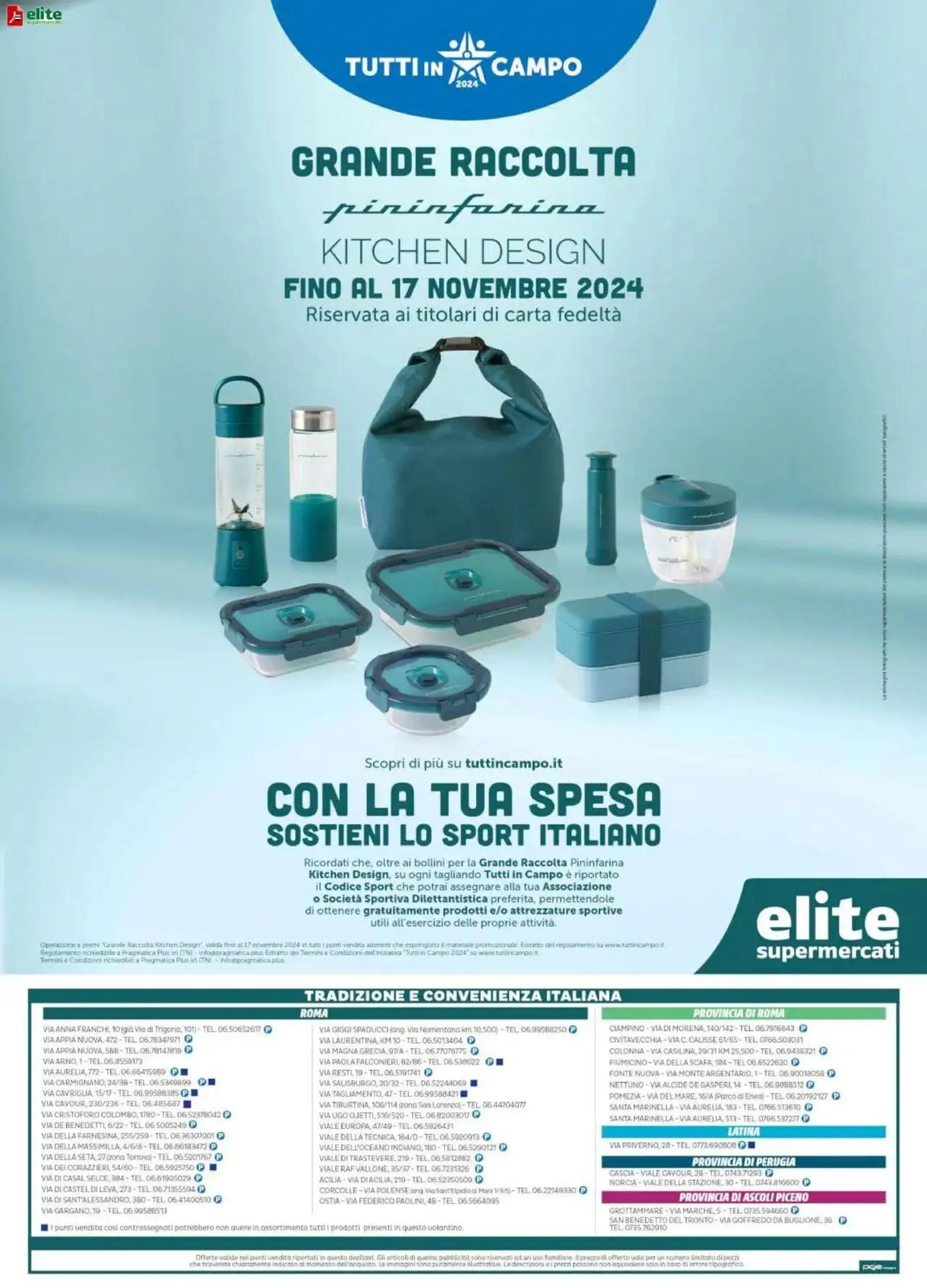 Tutti in Campo - puntata 1 Elite Supermercati da 2 settembre a 15 settembre di 2024 - Pagina del volantino 14