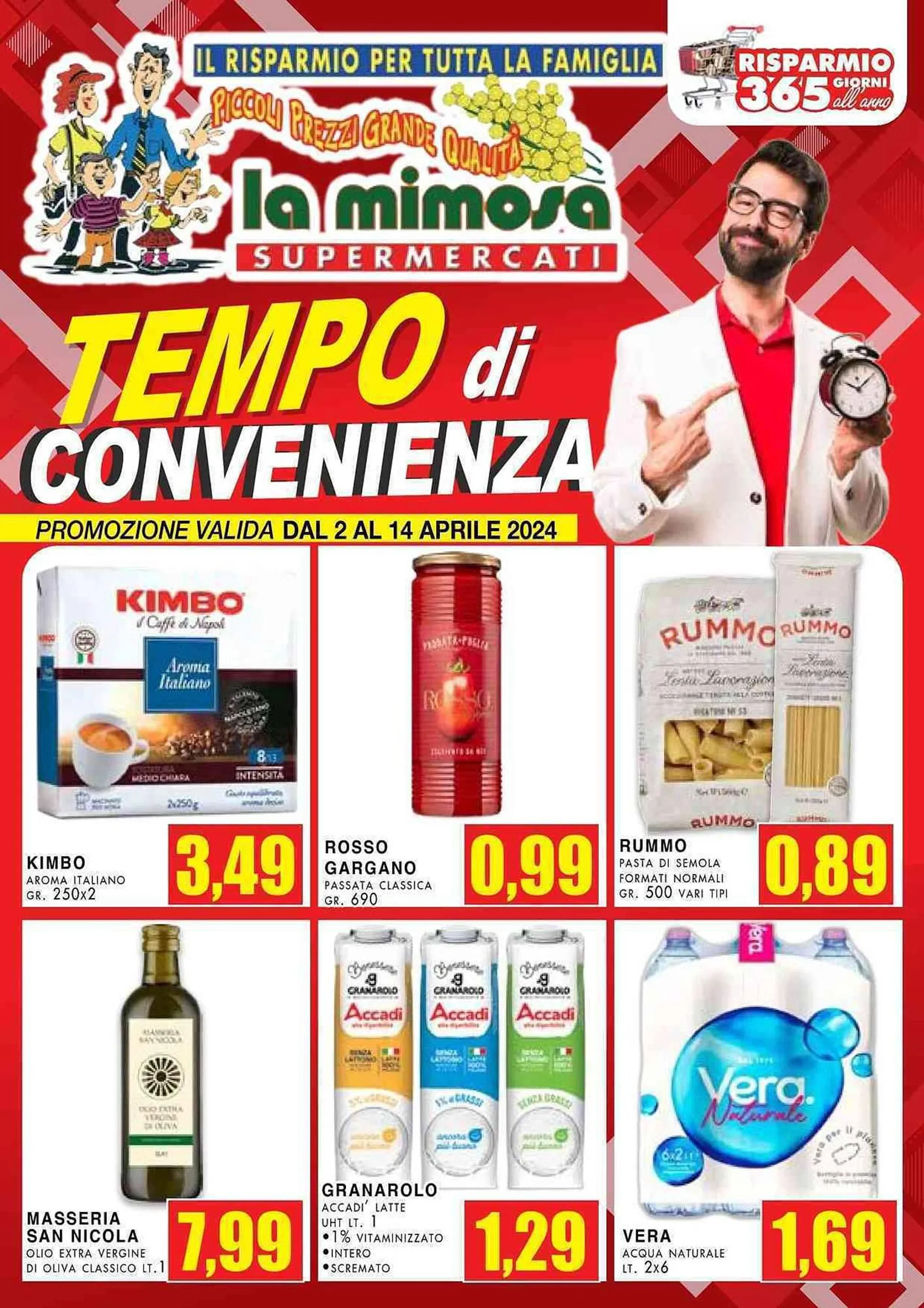Volantino La Mimosa Supermercati da 2 aprile a 14 aprile di 2024 - Pagina del volantino 