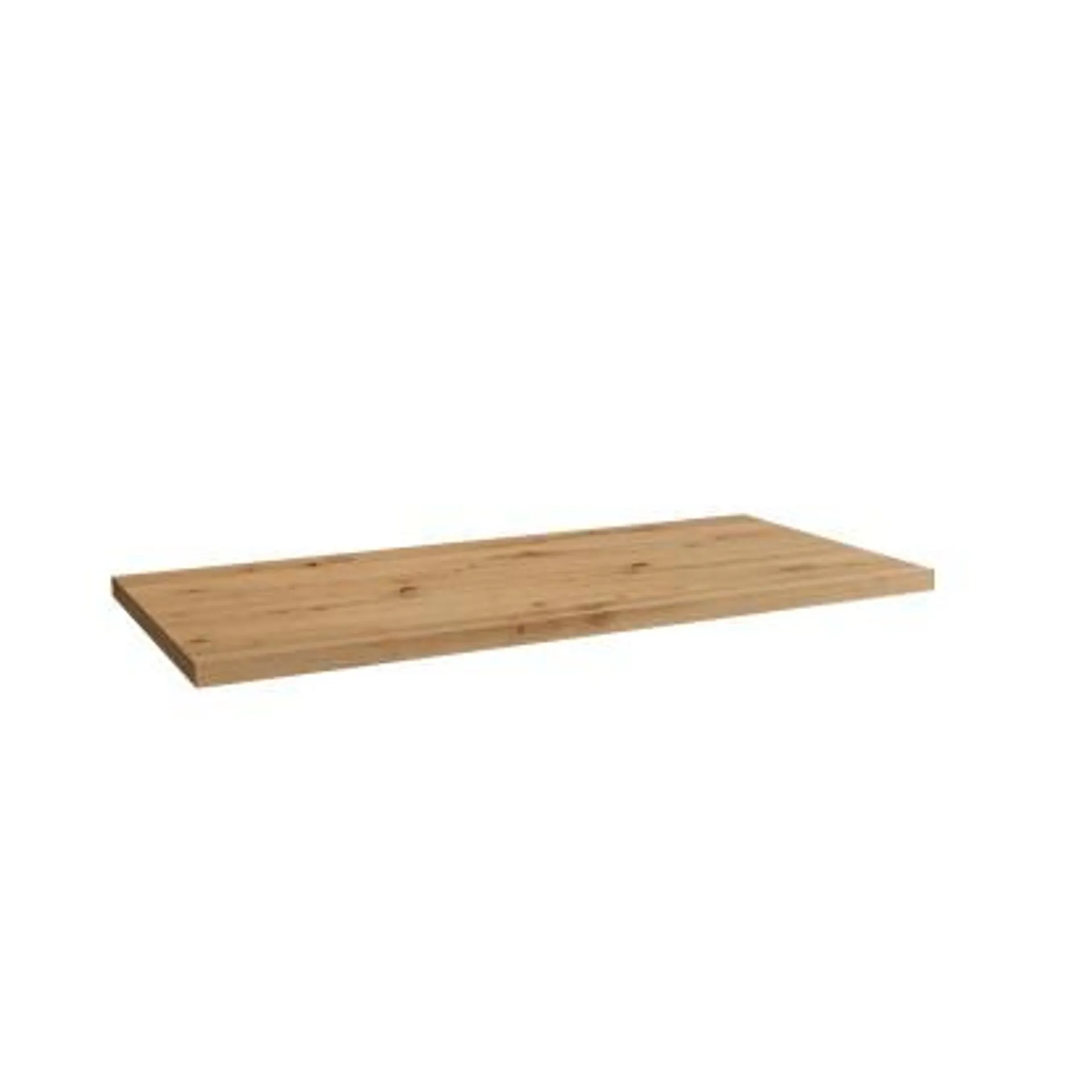 Mensola in legno per lavabo in appoggio 139x63x3,9 cm