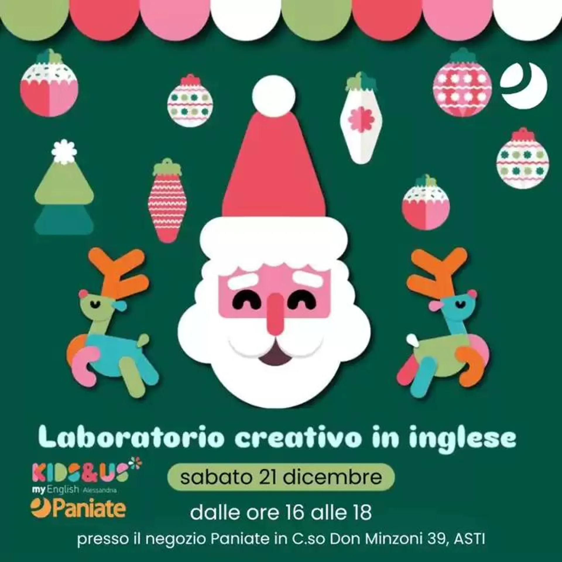 Laboratorio creativo in inglese da 11 dicembre a 21 dicembre di 2024 - Pagina del volantino 4