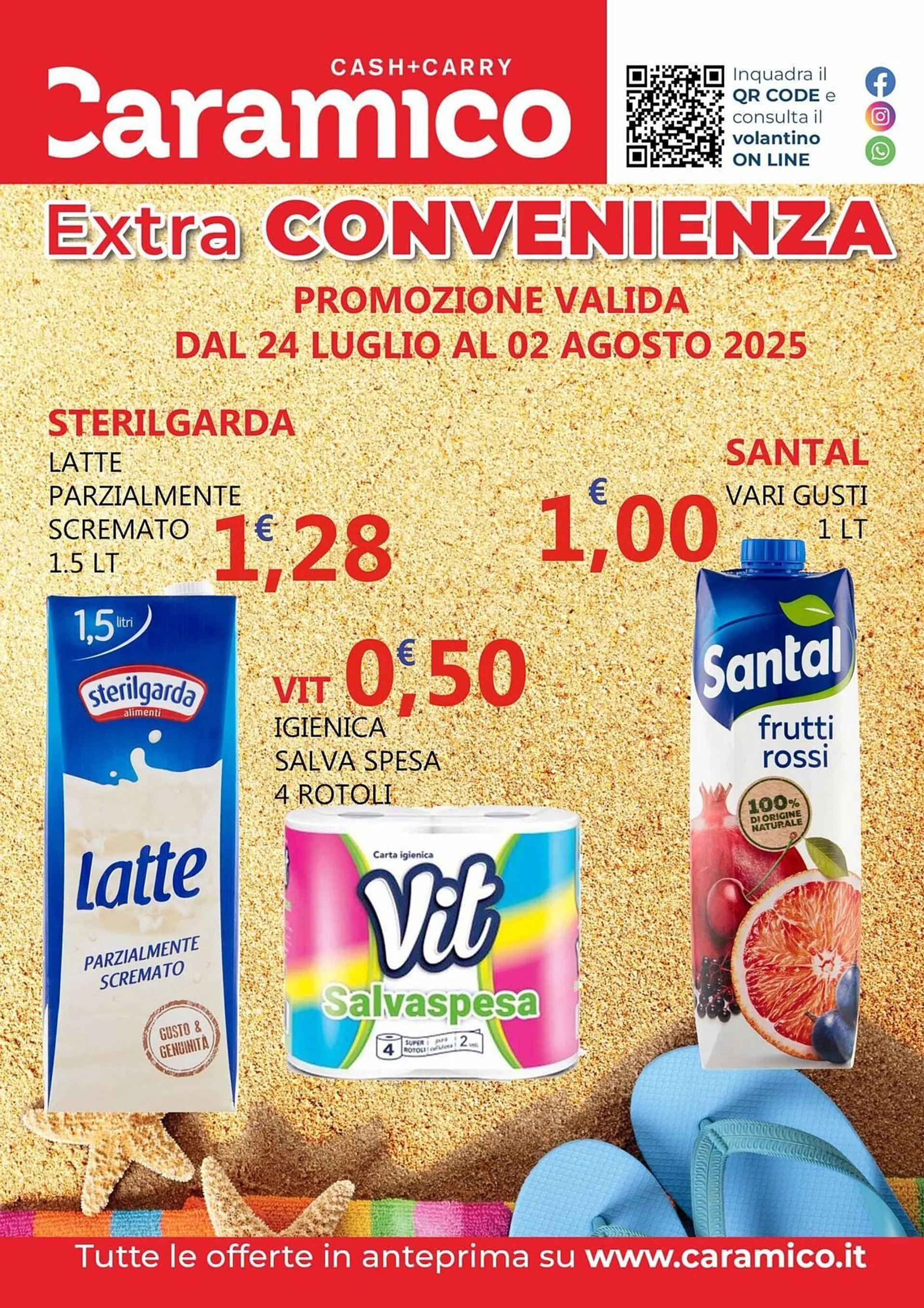 Volantino Caramico da 24 luglio a 2 agosto di 2025 - Pagina del volantino 1