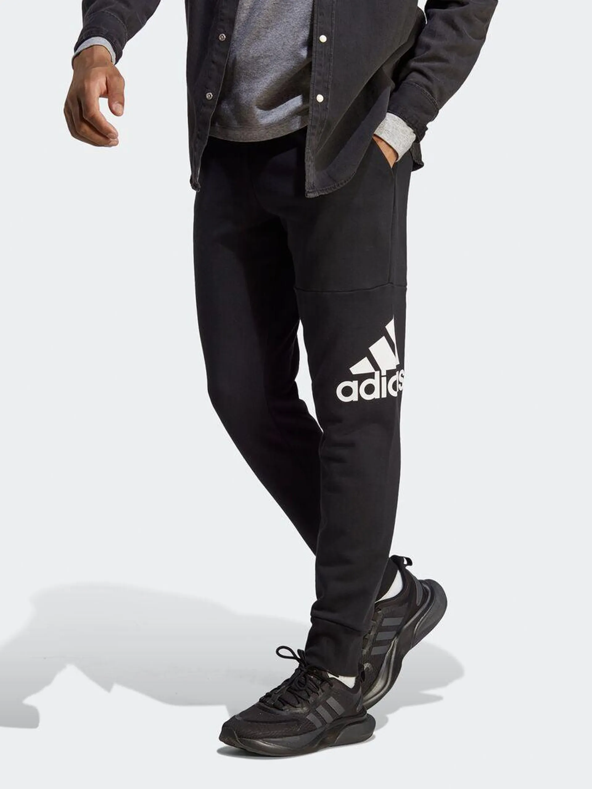 Joggers 'adidas' tipo french terry - NERO