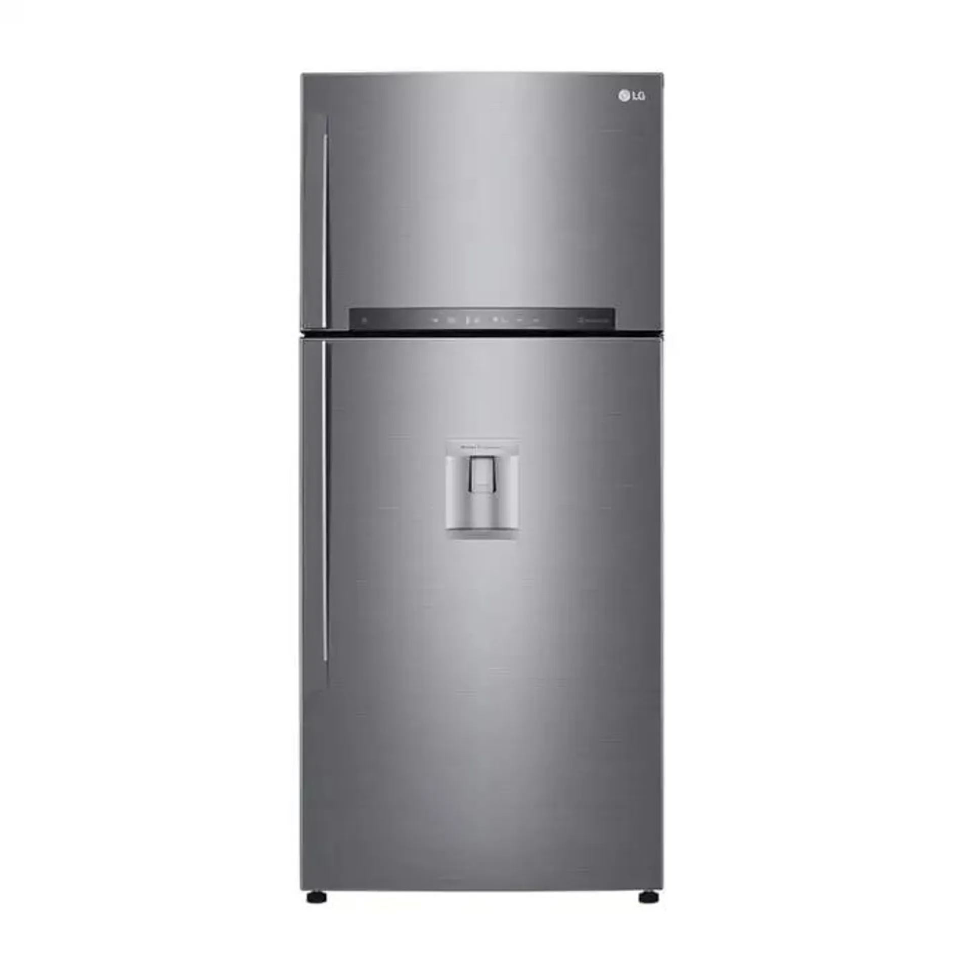 LG GTF744PZPED Frigorifero doppia porta, Classe E, 509L, Wi-Fi, Dispenser acqua, Inox