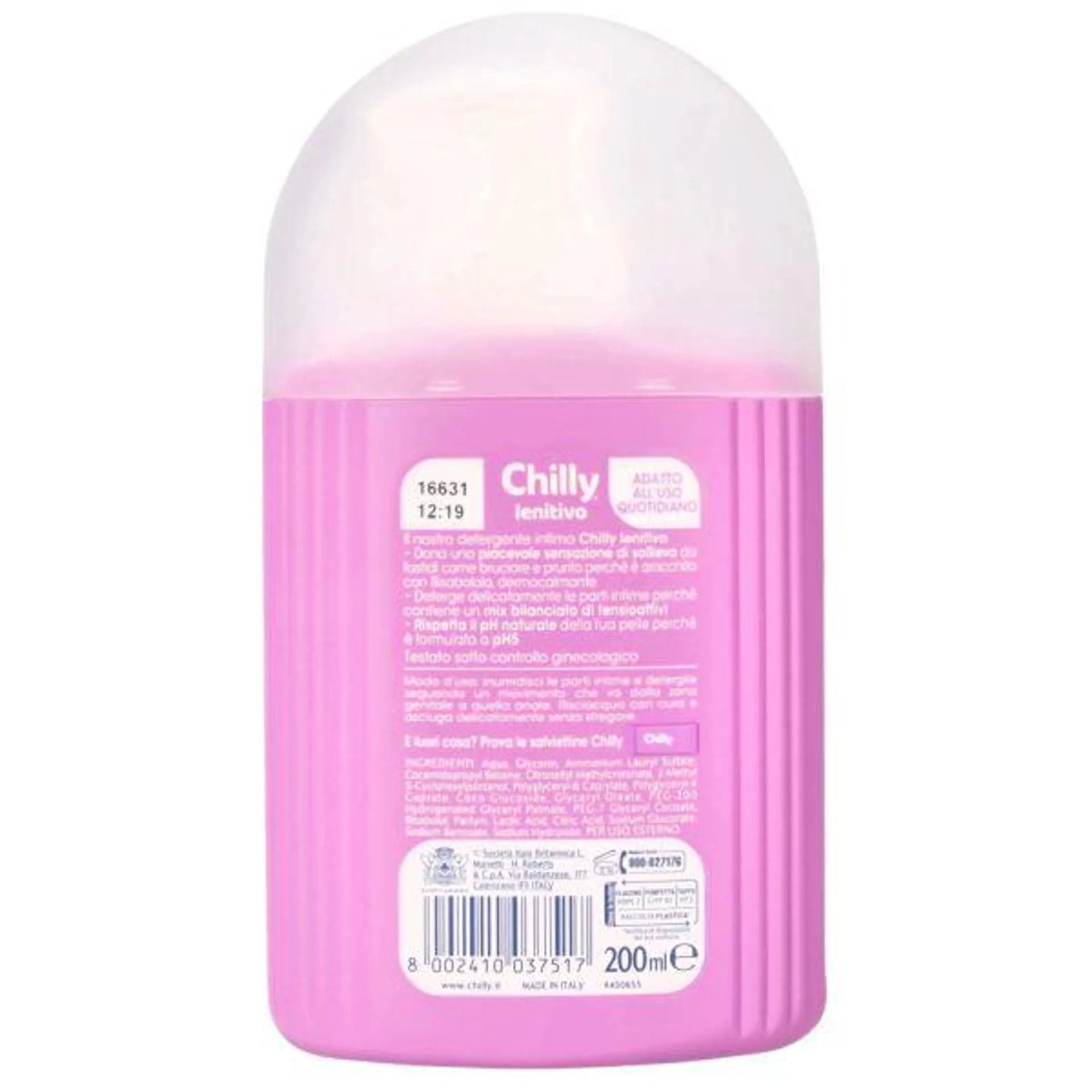 CHILLY DETERGENTE INTIMO LENITIVO 200ML