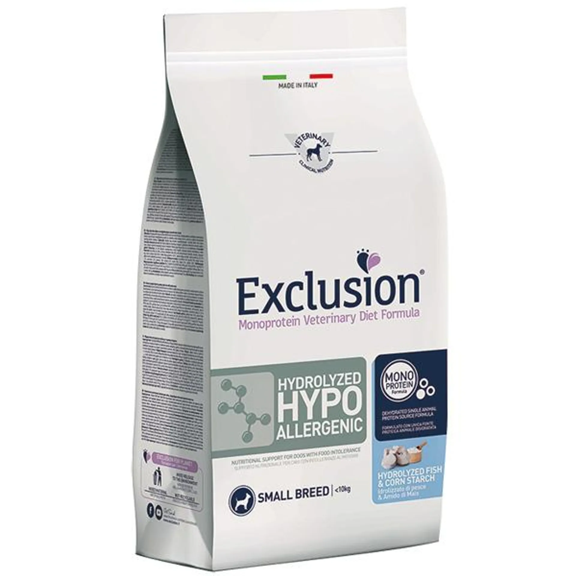 Exclusion - Diet Hydrolyzed Hypoallergenic Small Breed