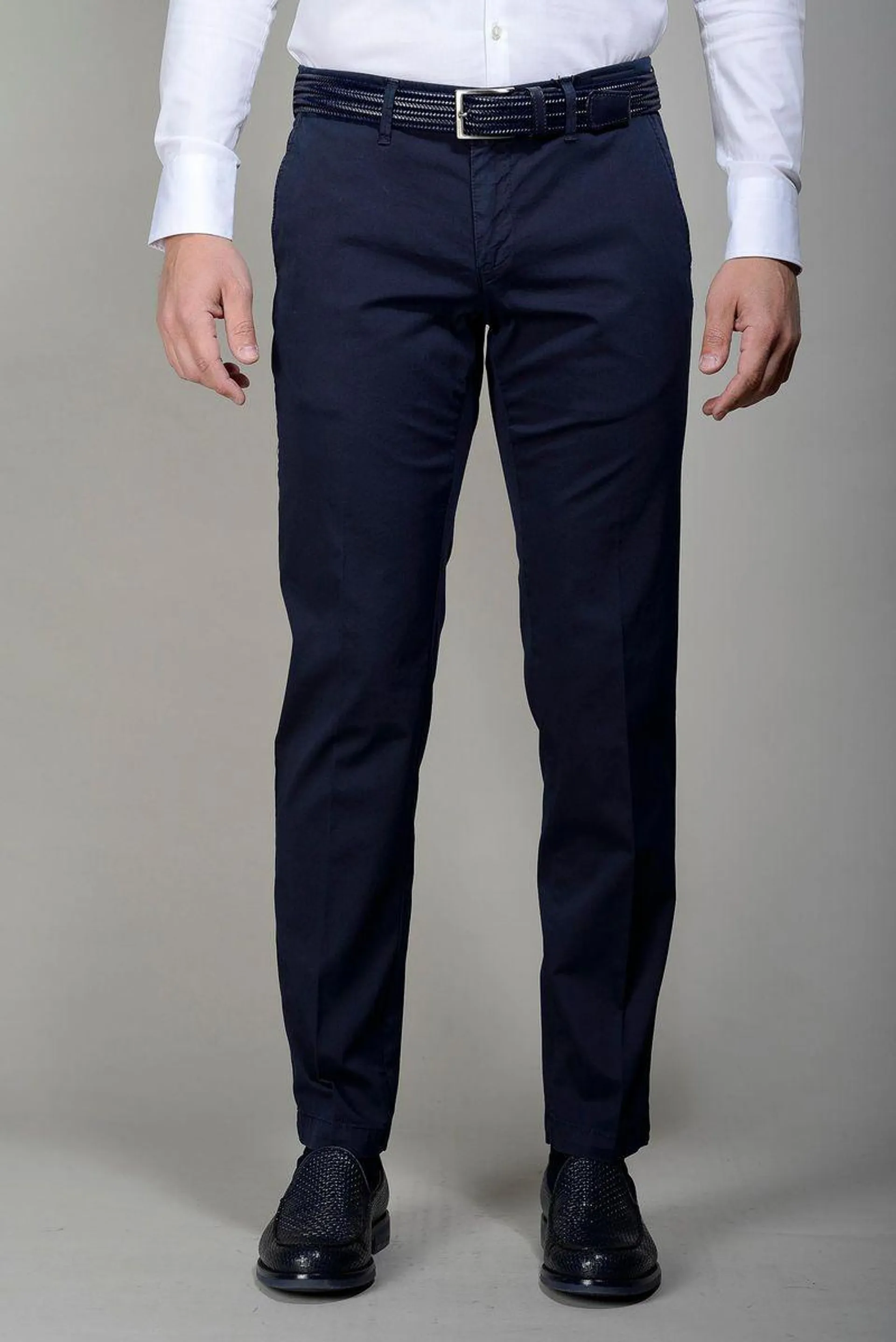 Pantalone blu scuro 100s four seasons custom