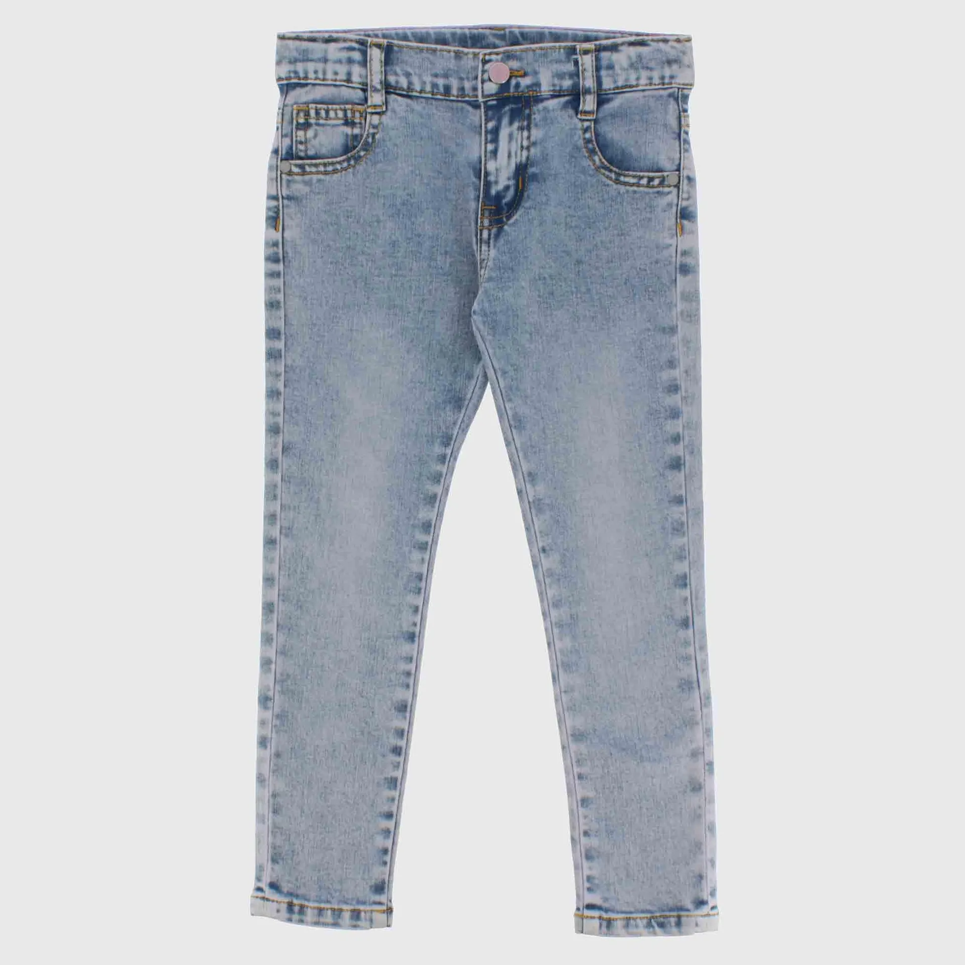 Pantalone in jeans da Bambina, BLU