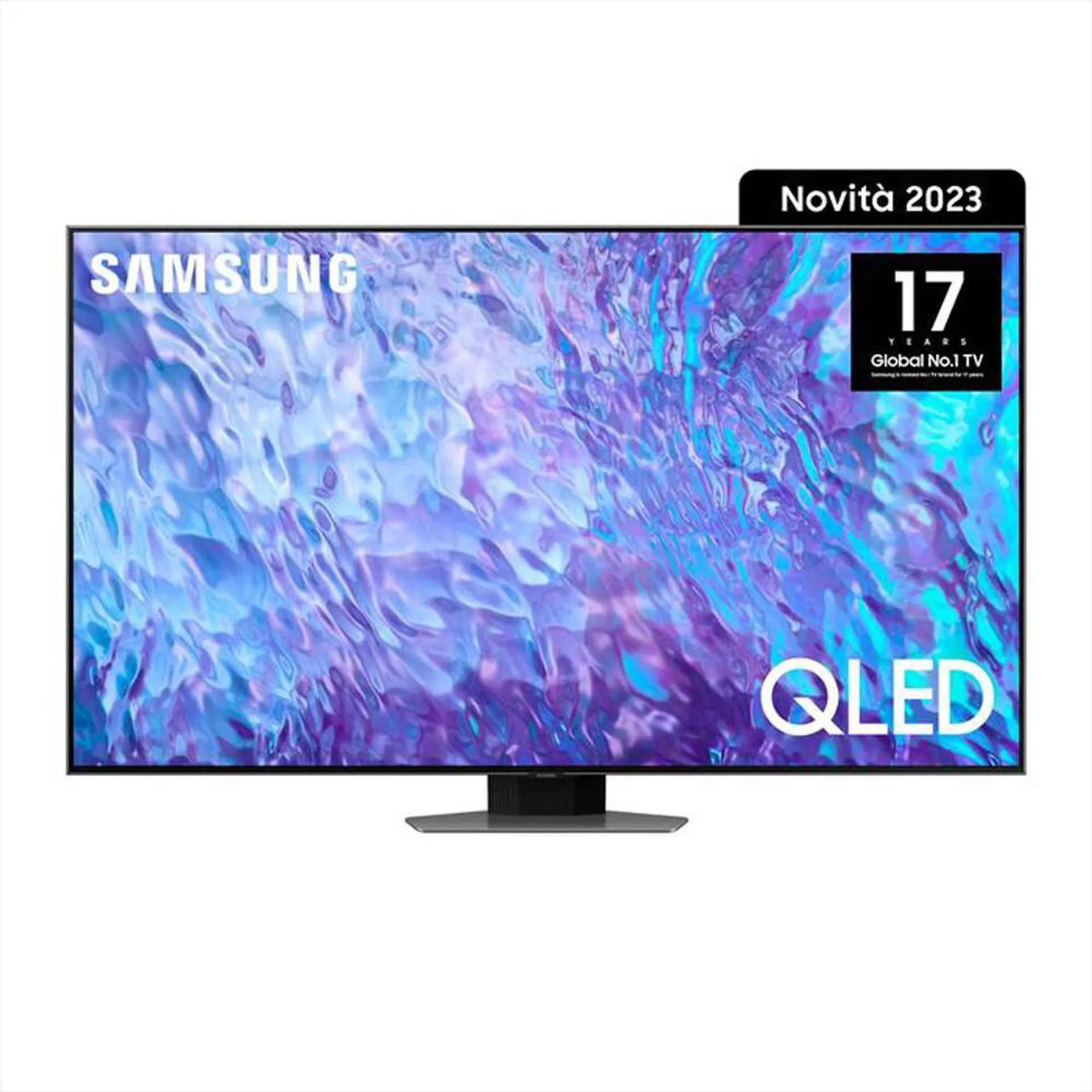 SAMSUNG - Smart TV Q-LED UHD 4K 55" QE55Q80CATXZT-CARBON SILVER