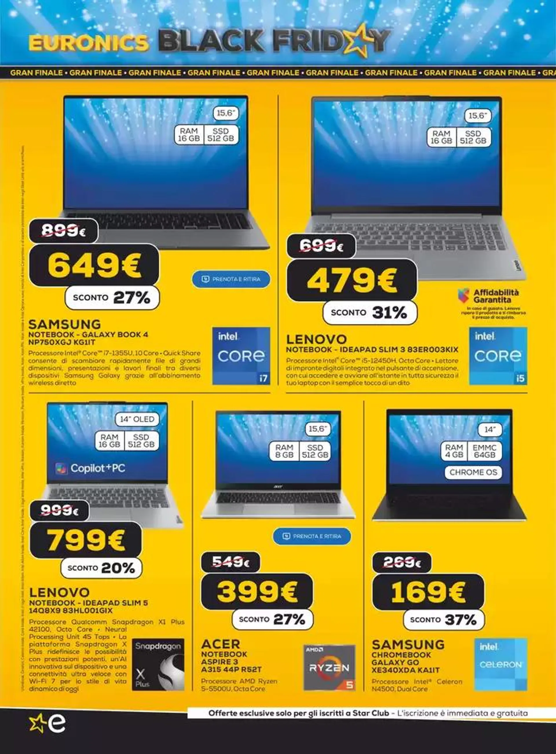 Black friday  da 27 novembre a 3 dicembre di 2024 - Pagina del volantino 6