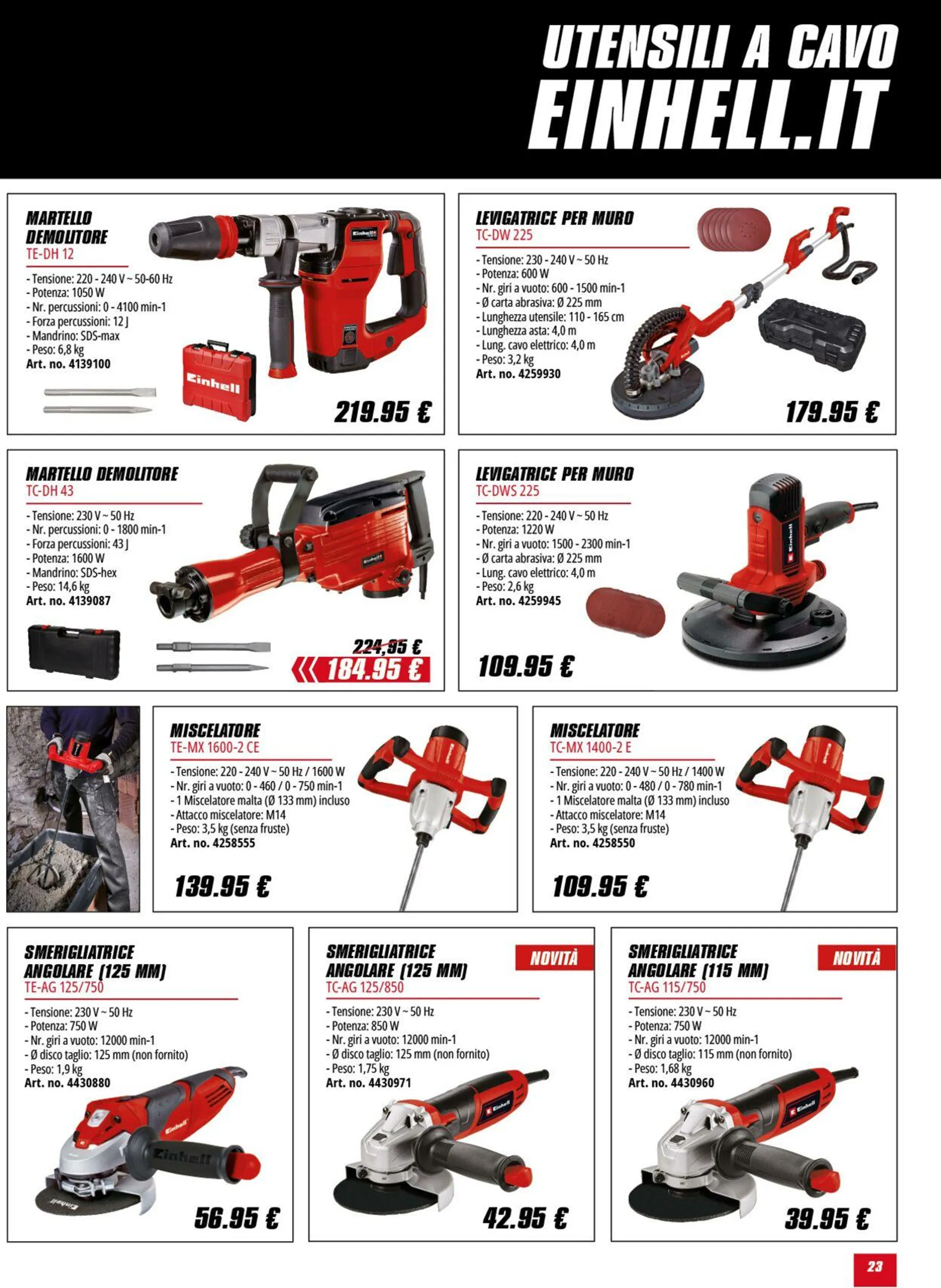 Einhell da 8 maggio a 8 giugno di 2025 - Pagina del volantino 23