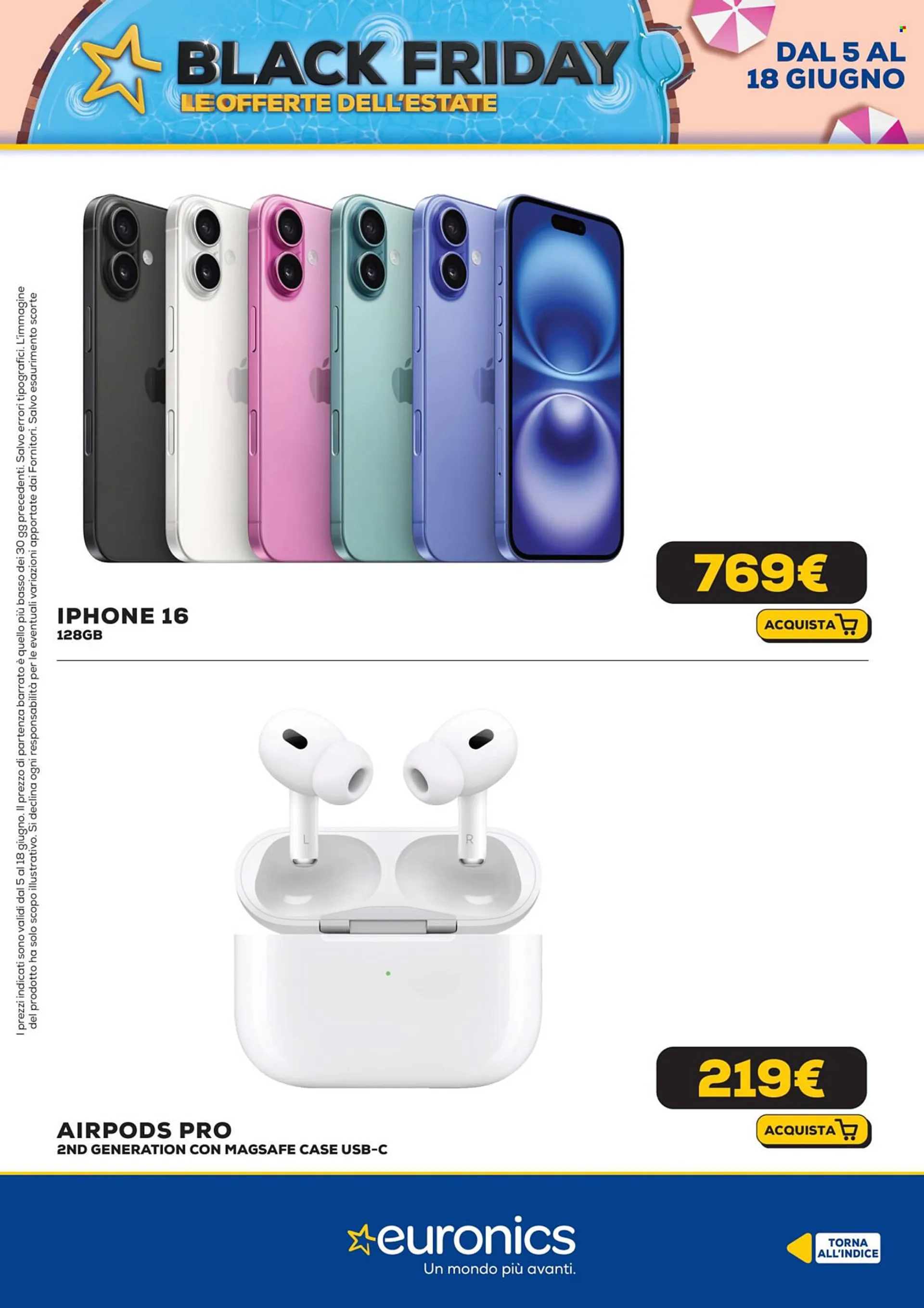Volantino Euronics da 5 giugno a 18 giugno di 2025 - Pagina del volantino 4
