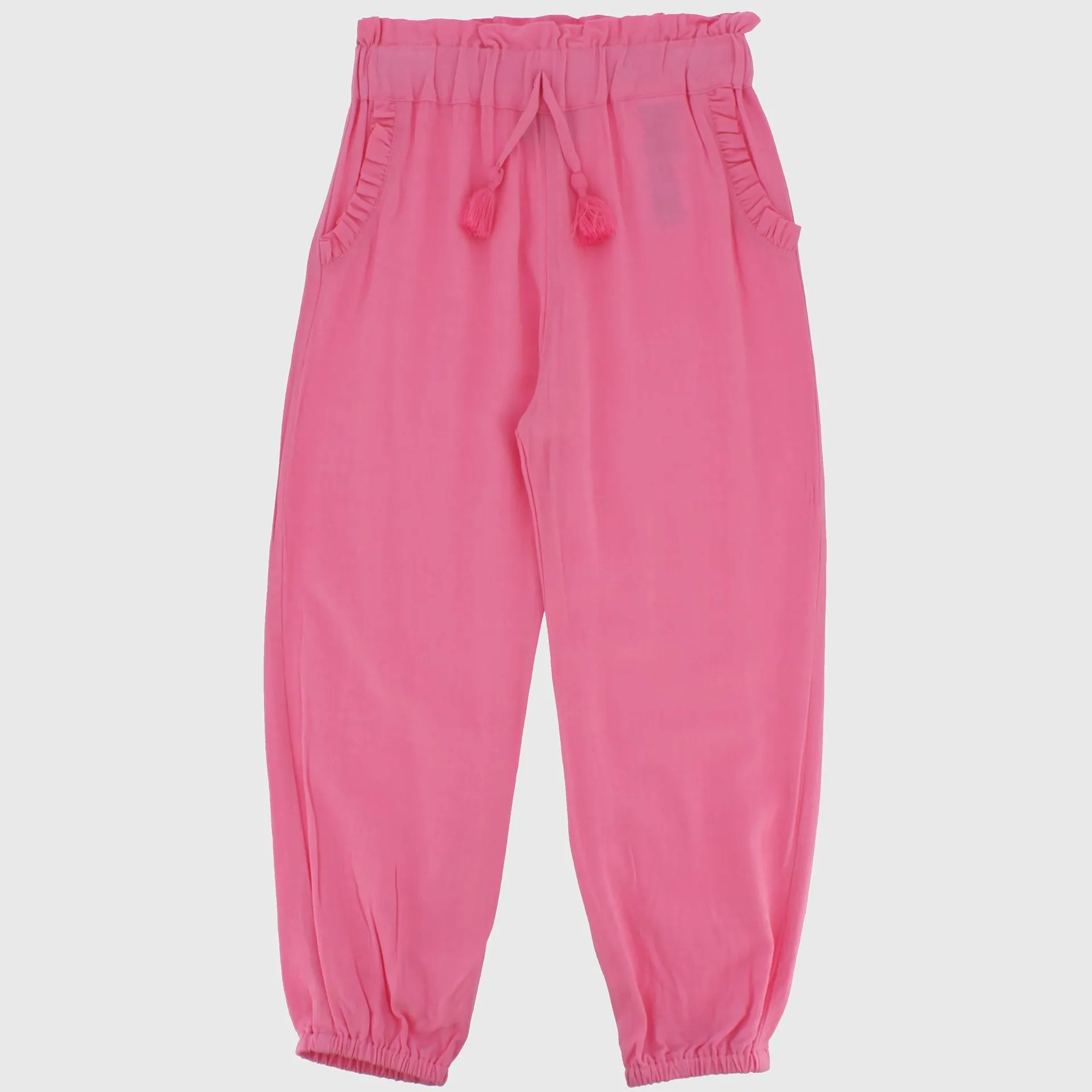 Pantalone in viscosa da Bambina, ROSA