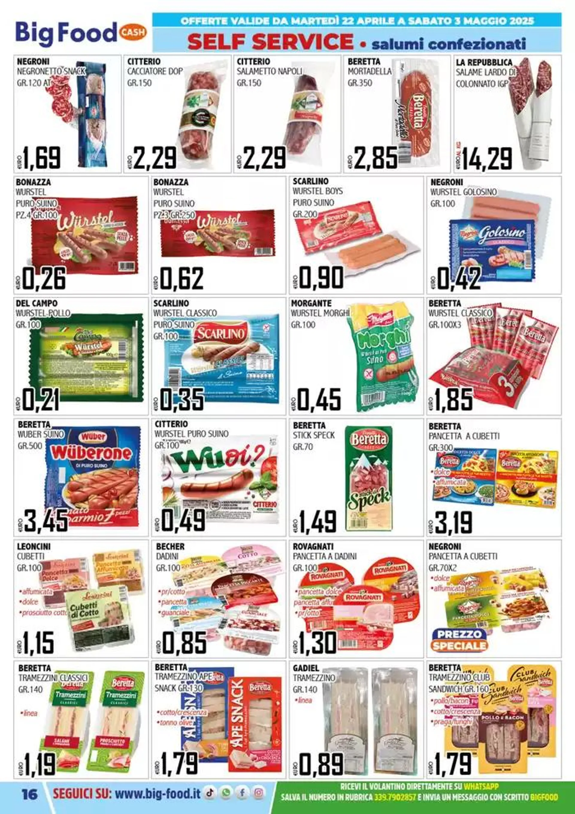 Mega Offerte  da 22 aprile a 3 maggio di 2025 - Pagina del volantino 16