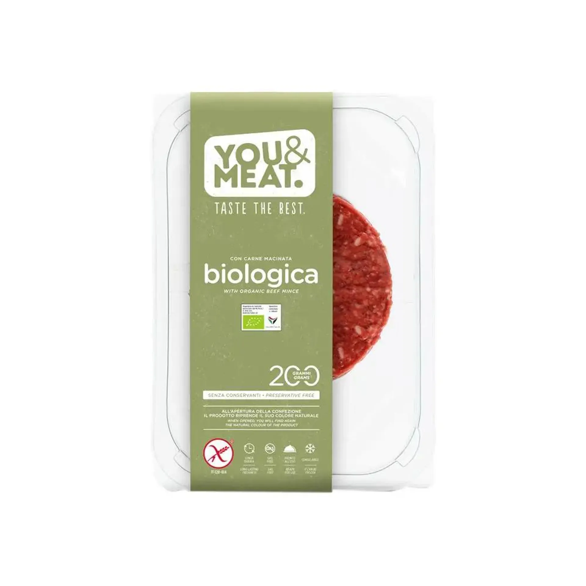 You&Meat Burger bio gr. 200