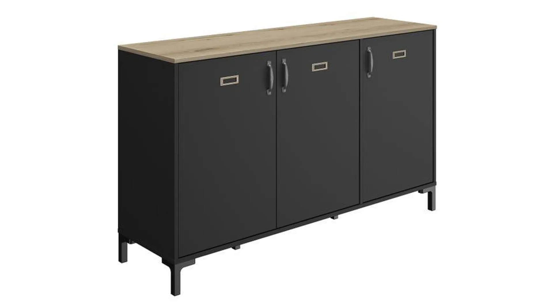 Bristol credenza 3 ante colore nero