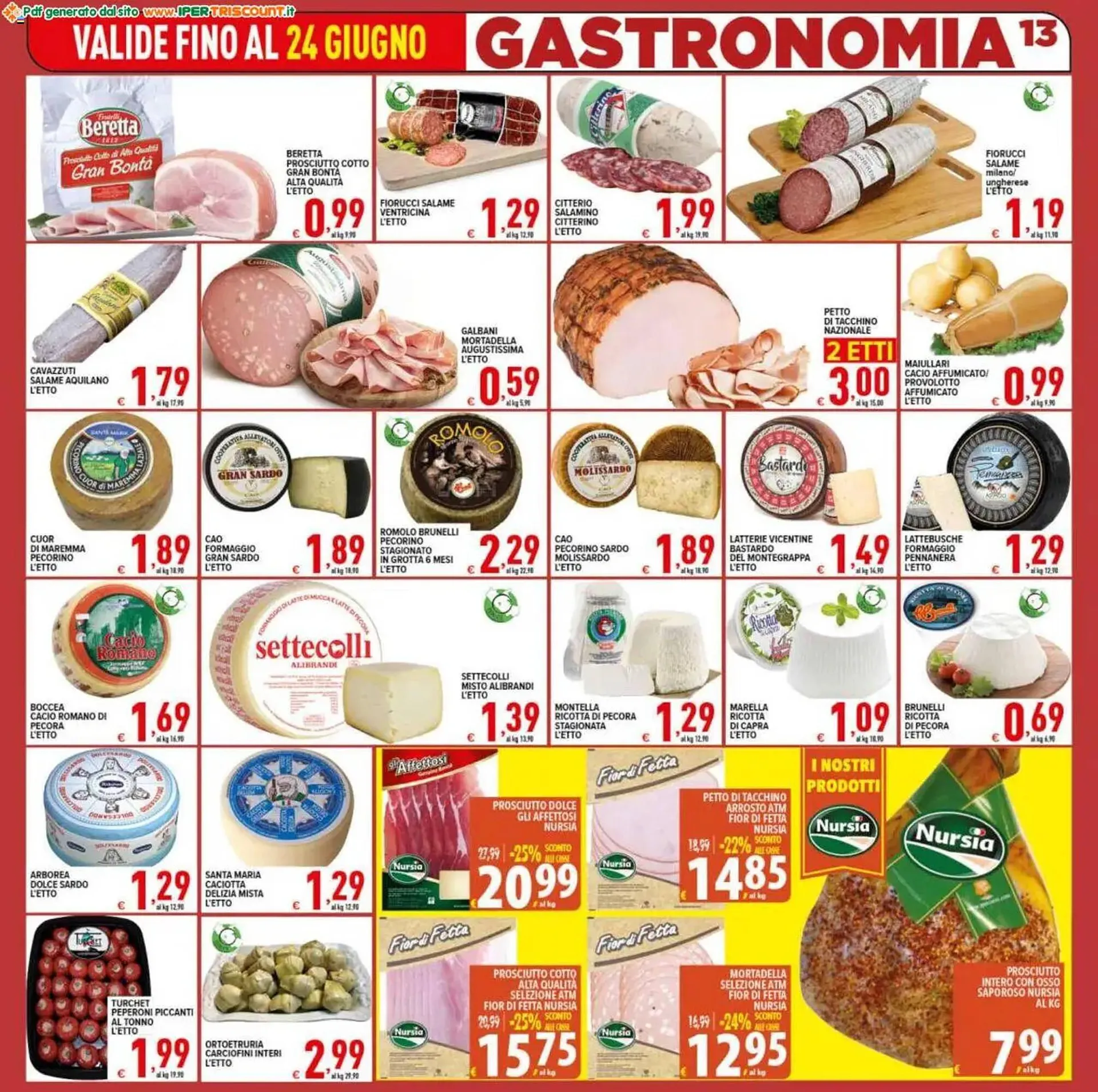 Volantino Iper Triscount da 13 giugno a 24 giugno di 2025 - Pagina del volantino 13