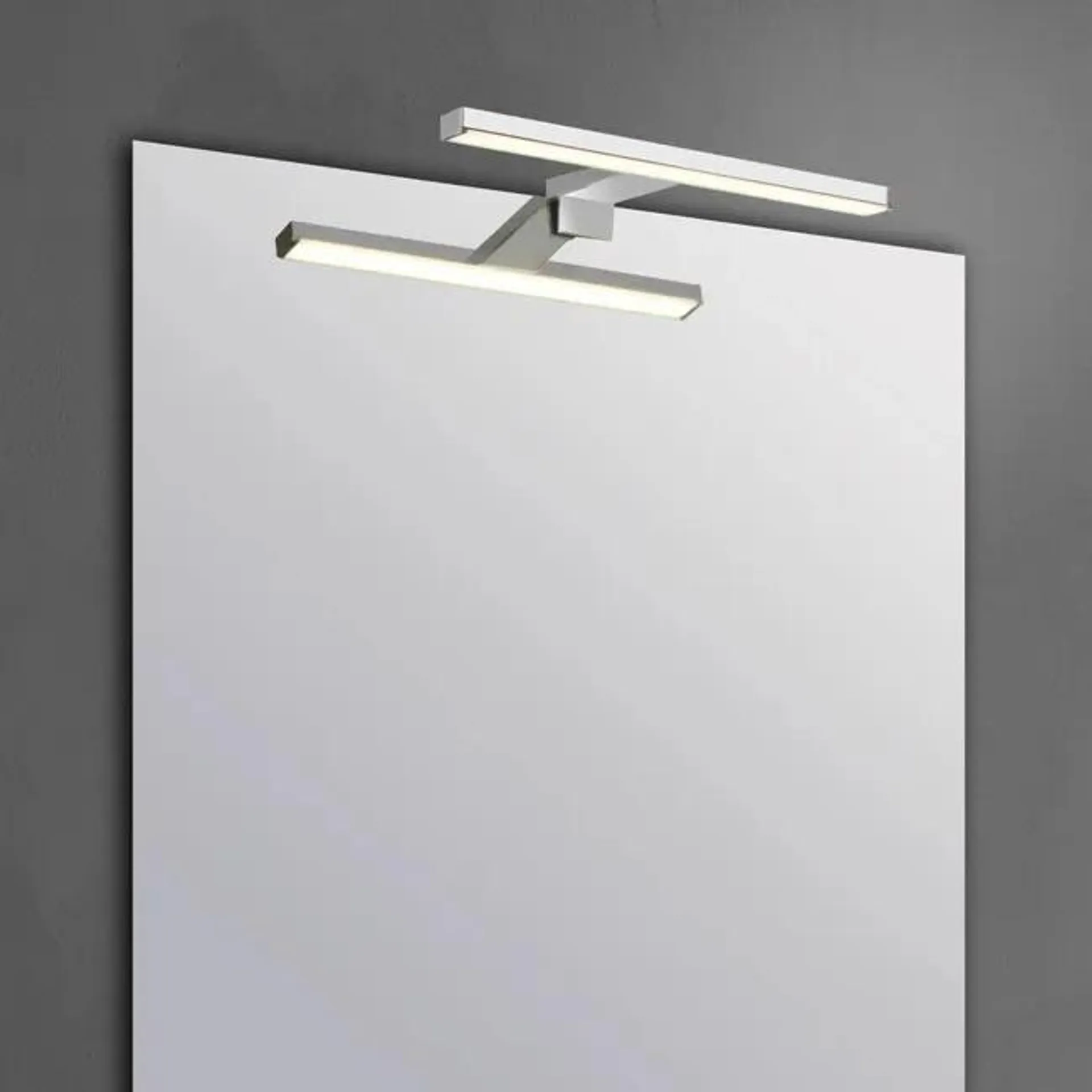 Applique moderno Slim LED cromo, in alluminio, D. 50 cm 50x10.8 cm, INSPIRE Vedi i dettagli del prodotto