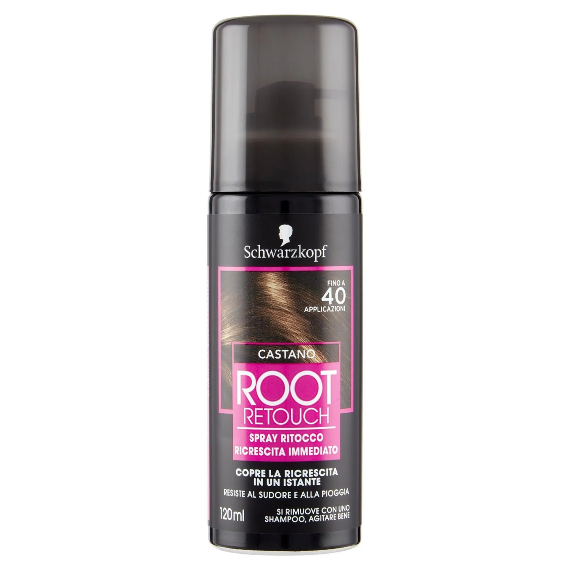 Schwarzkopf Root Retouch Spray Ritocco Ricrescita Immediato Castano 120 ml