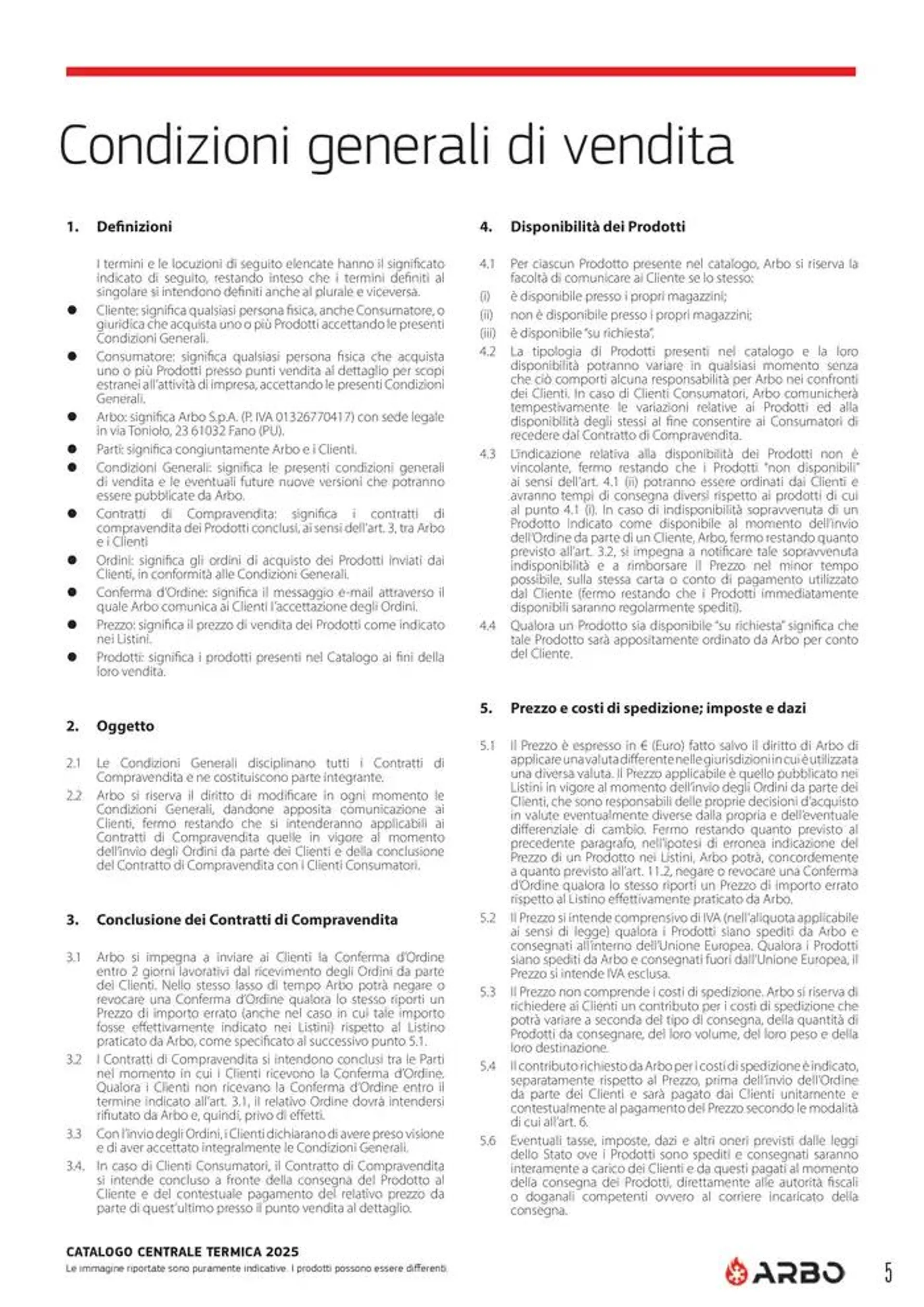 Catalogo Centrale termica 2025  da 8 aprile a 31 dicembre di 2025 - Pagina del volantino 5