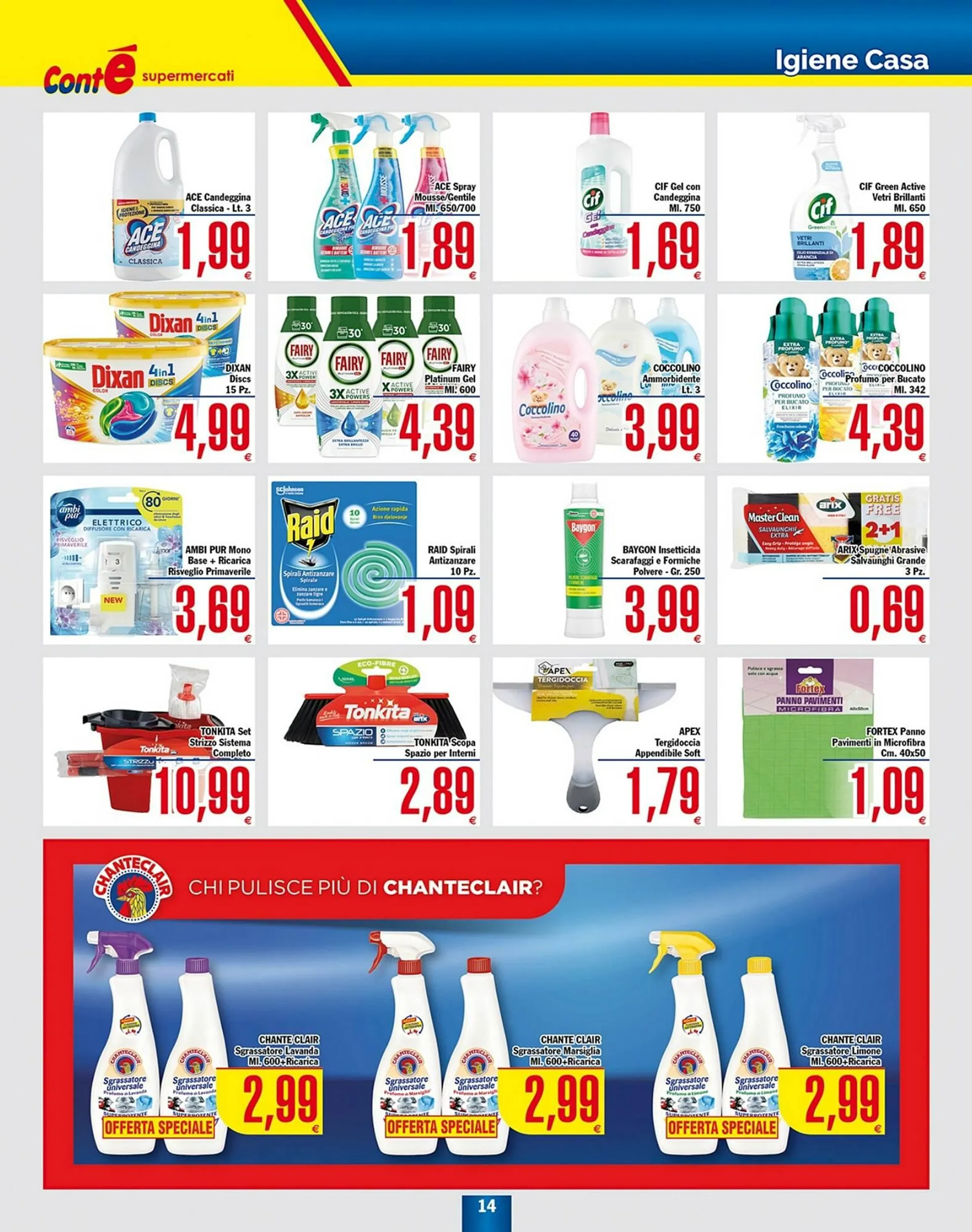 Volantino Conté Supermercati da 4 luglio a 14 luglio di 2024 - Pagina del volantino 14