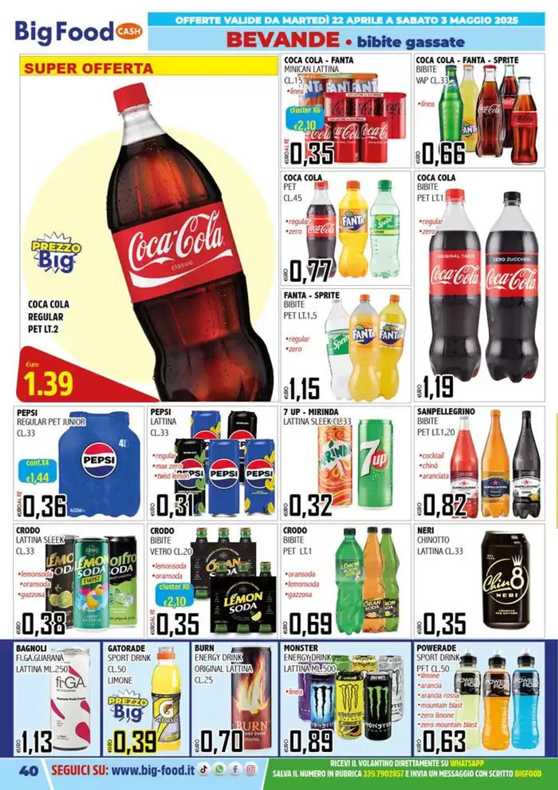 Mega Offerte  da 22 aprile a 3 maggio di 2025 - Pagina del volantino 40