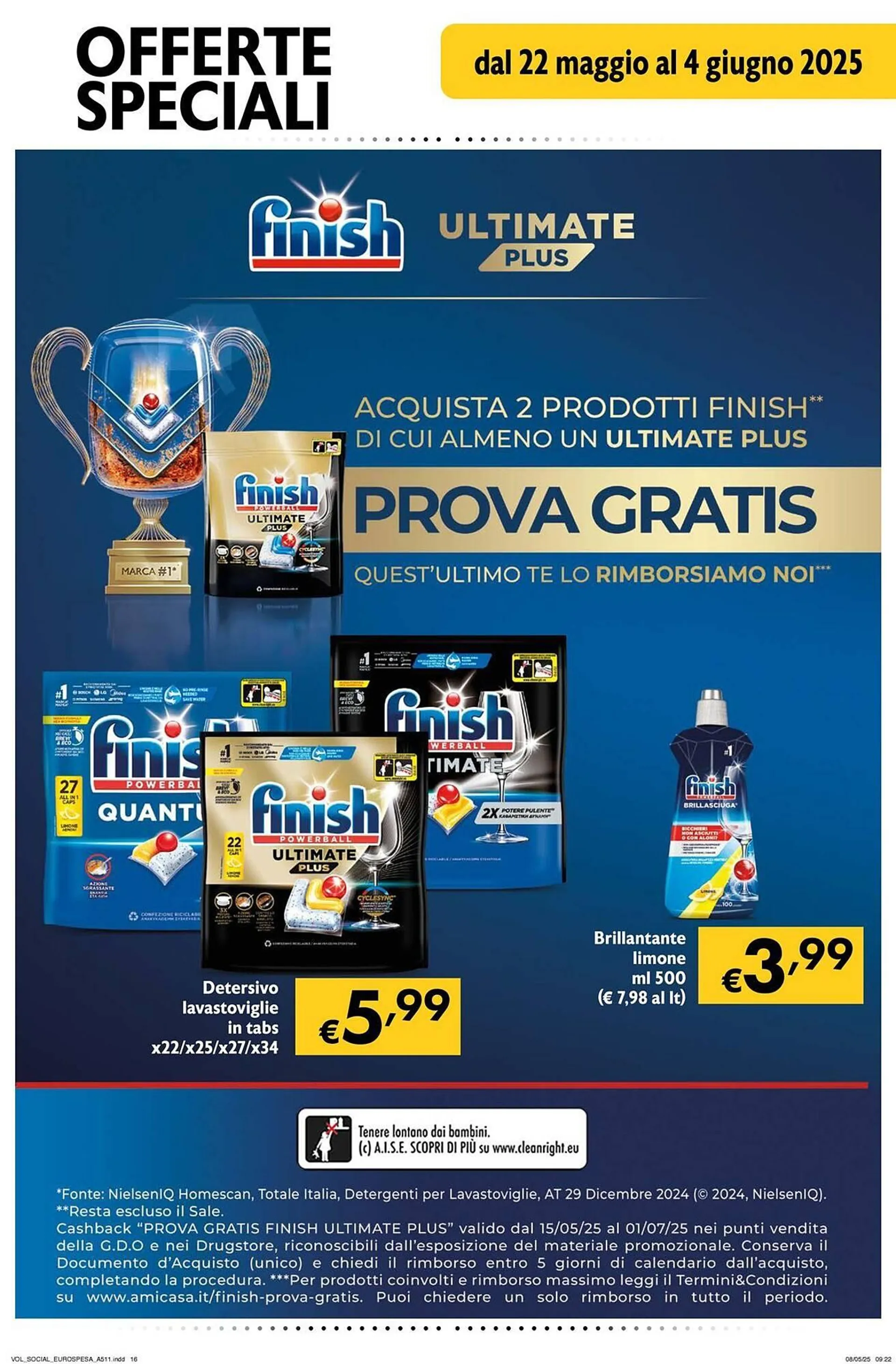 Volantino Eurospesa da 22 maggio a 4 giugno di 2025 - Pagina del volantino 16