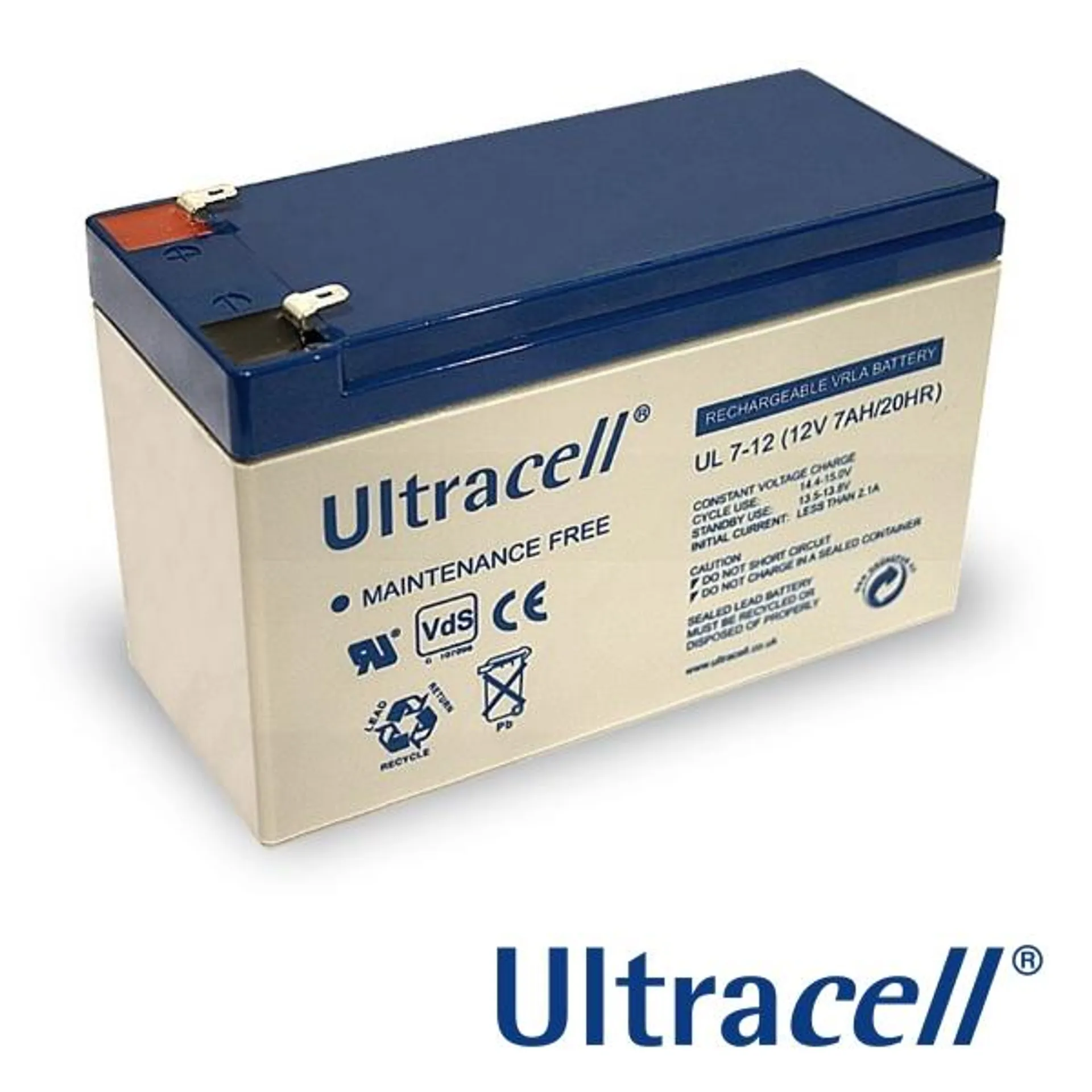 Batteria ricaricabile ULTRACELL 12 V – 7 Ah