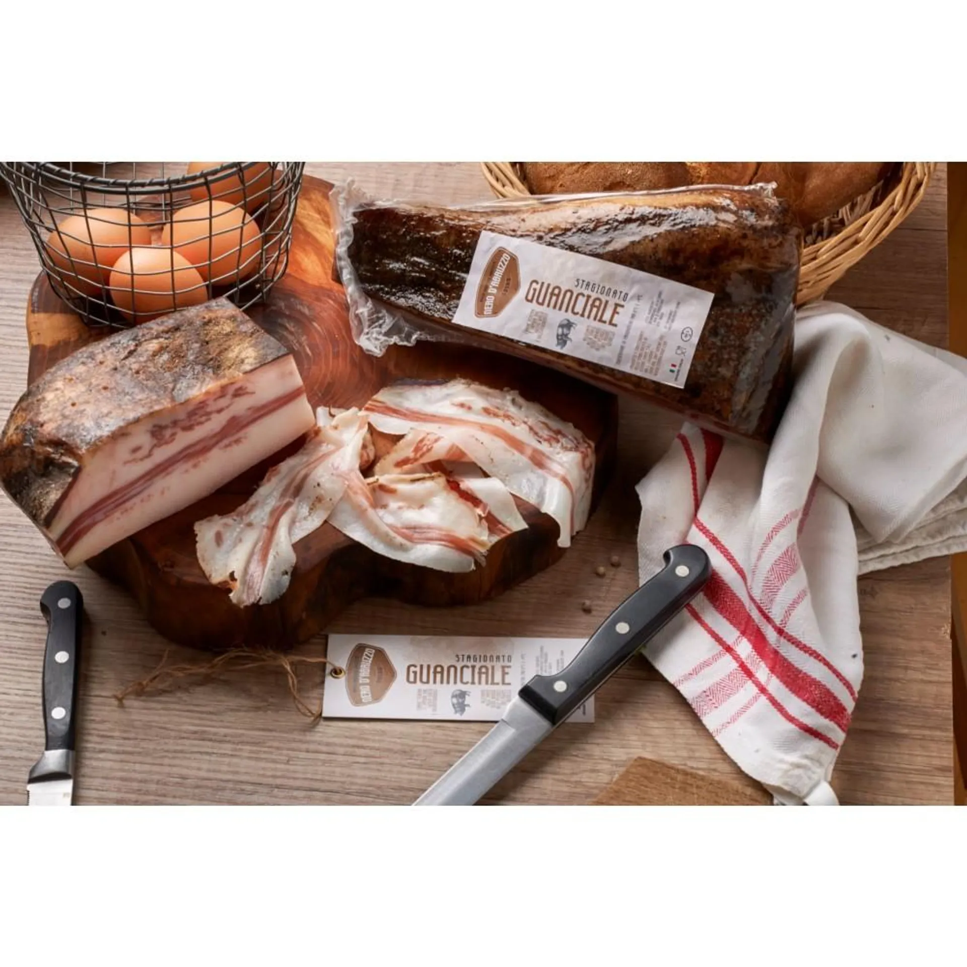 Guanciale - Suino Nero d'Abruzzo - 700gr tranci