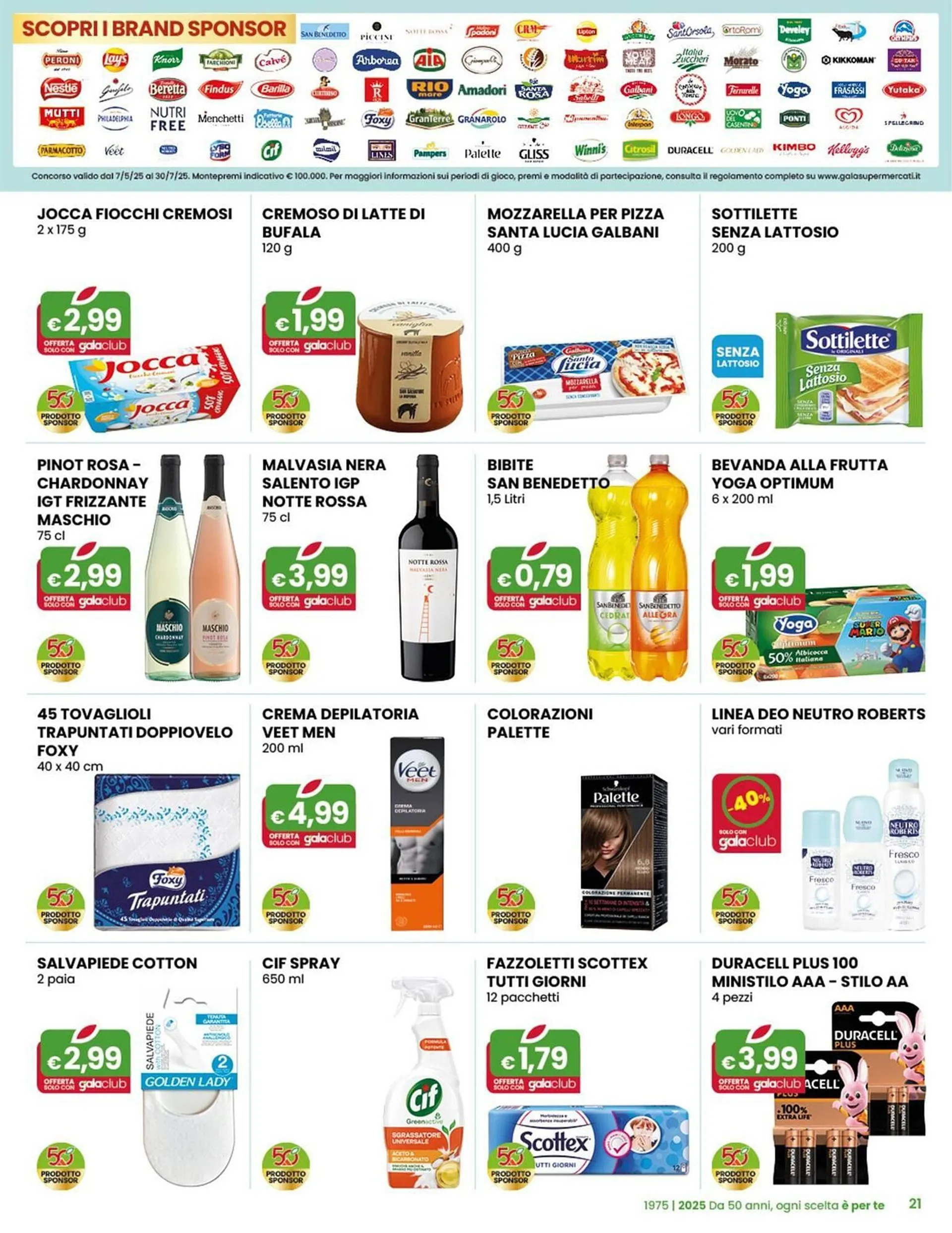 Volantino Gala Supermercati da 4 giugno a 17 giugno di 2025 - Pagina del volantino 21