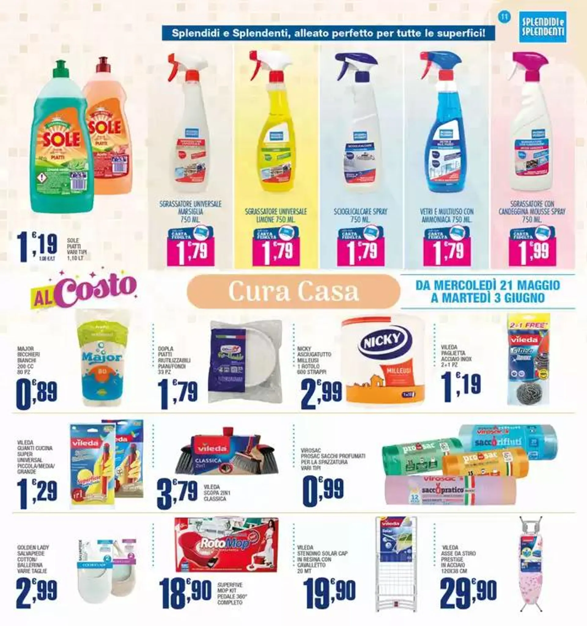 Al costo da 21 maggio a 3 giugno di 2025 - Pagina del volantino 11