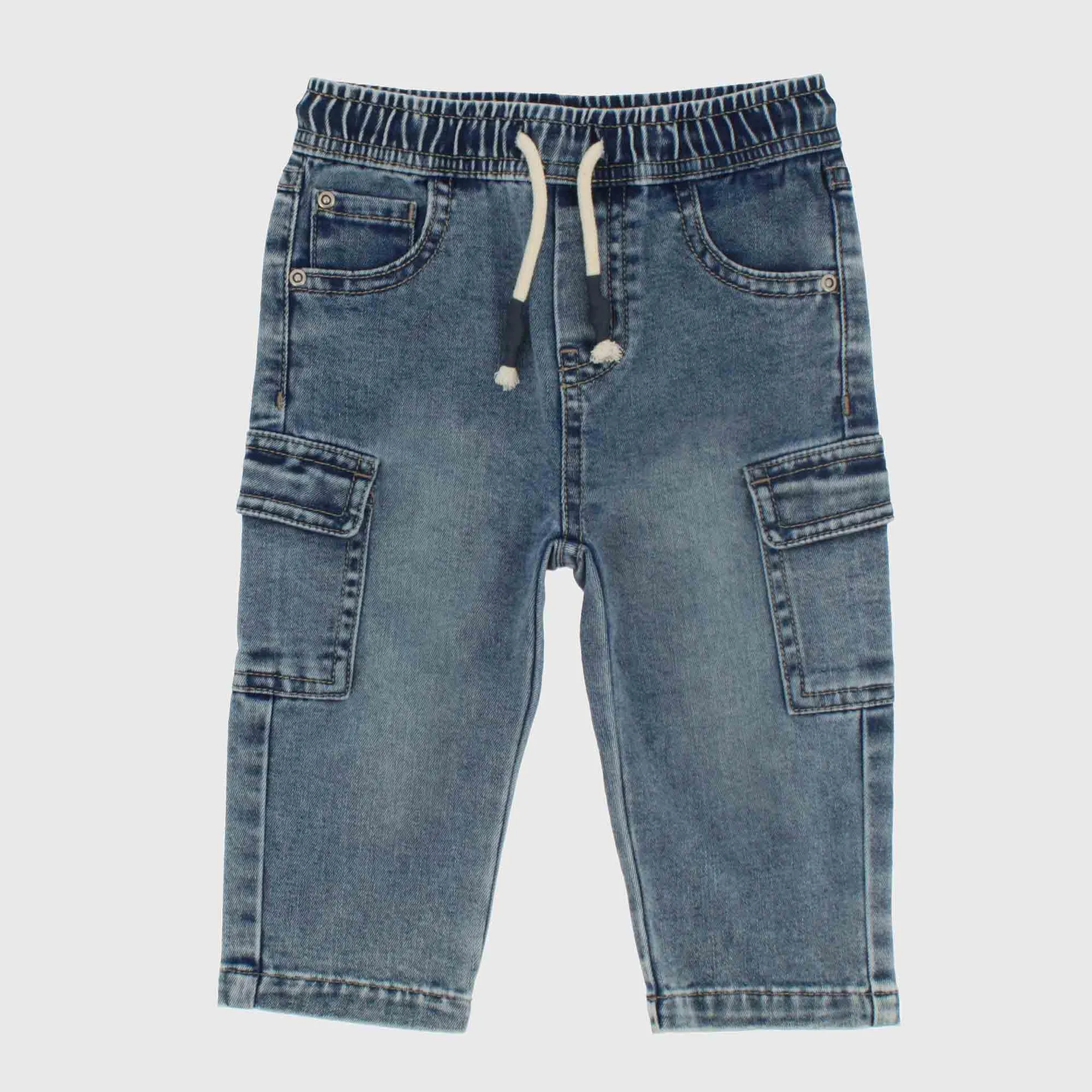 Pantalone in jeans da Bambino, BLU