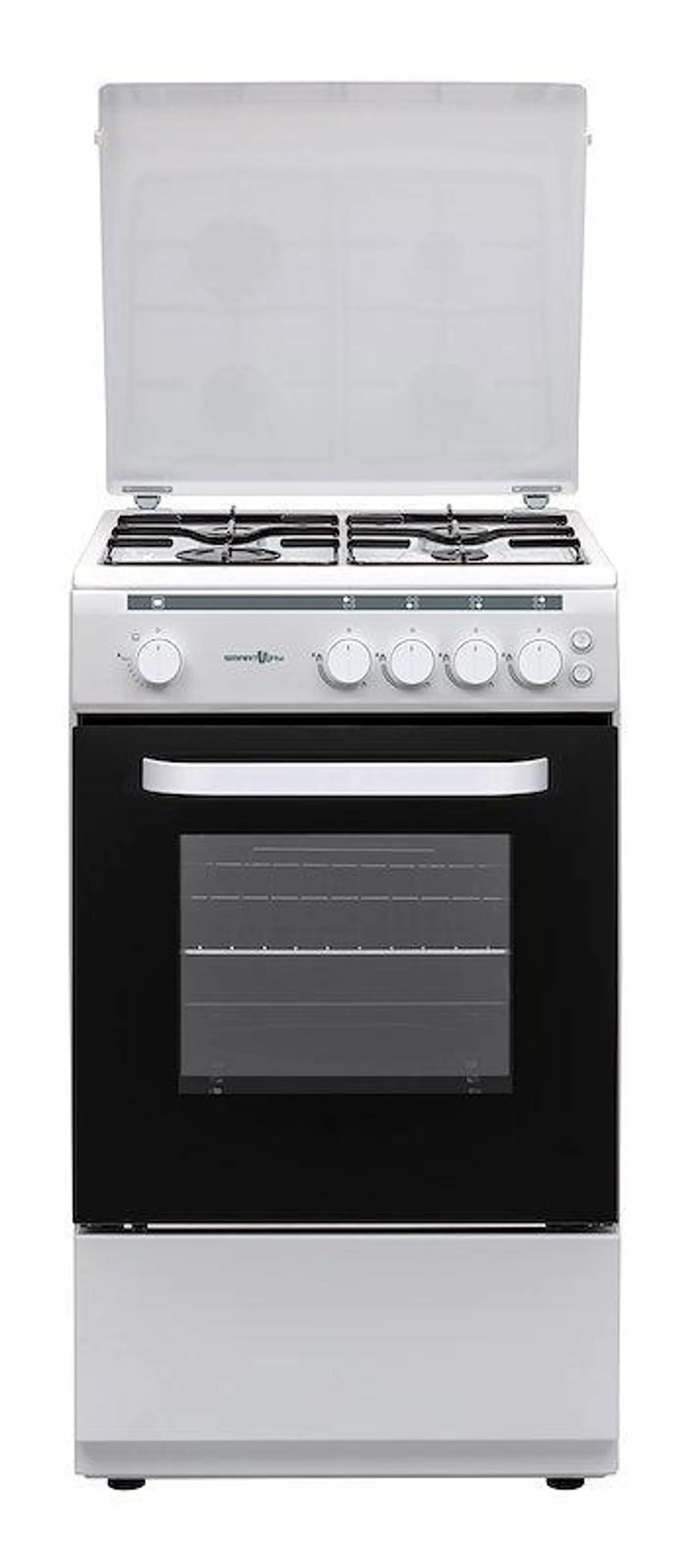 Smartway Cucina a gas con forno a gas Vscg55g Bianco