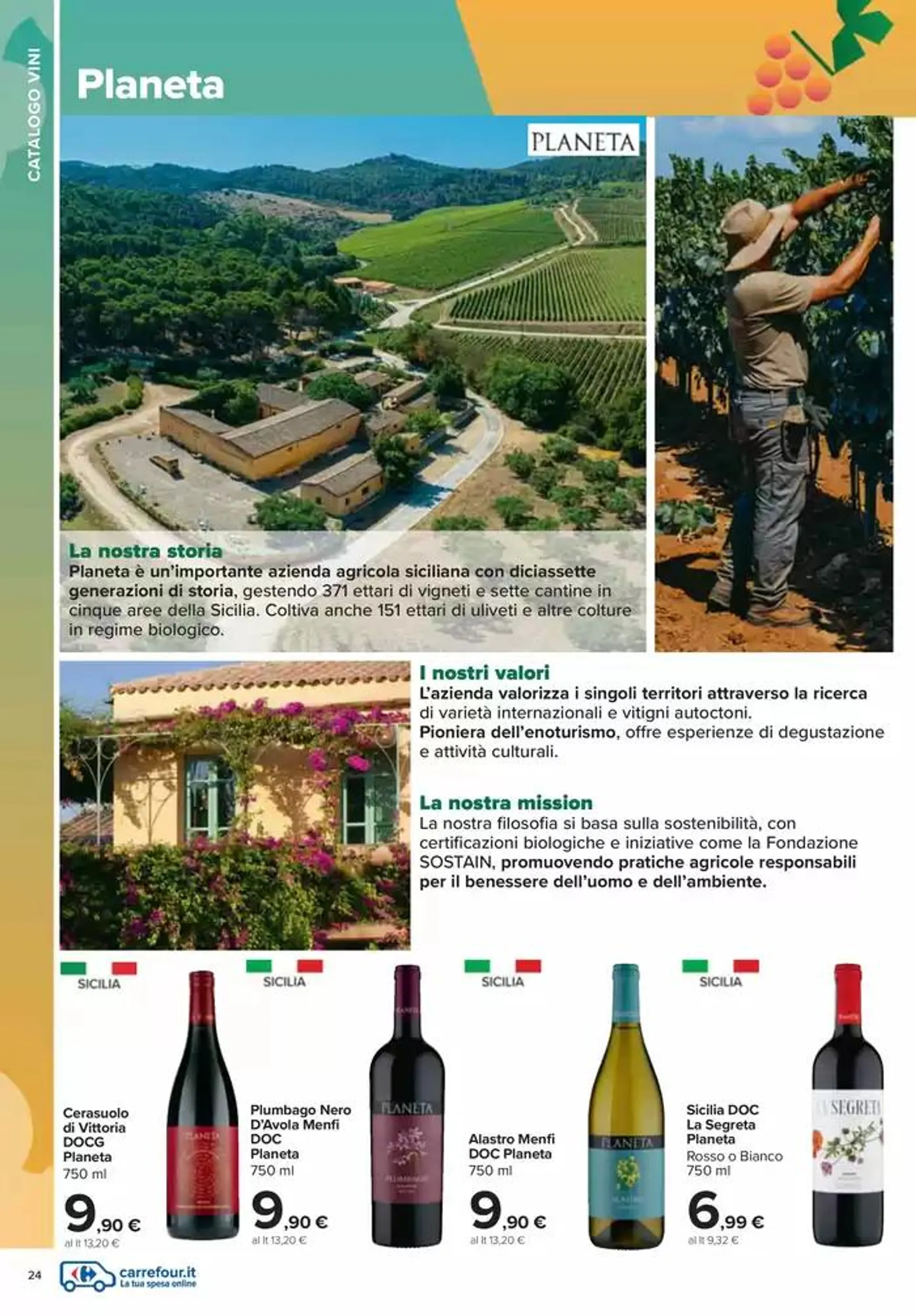 Catalogo vini da 7 ottobre a 10 novembre di 2024 - Pagina del volantino 24