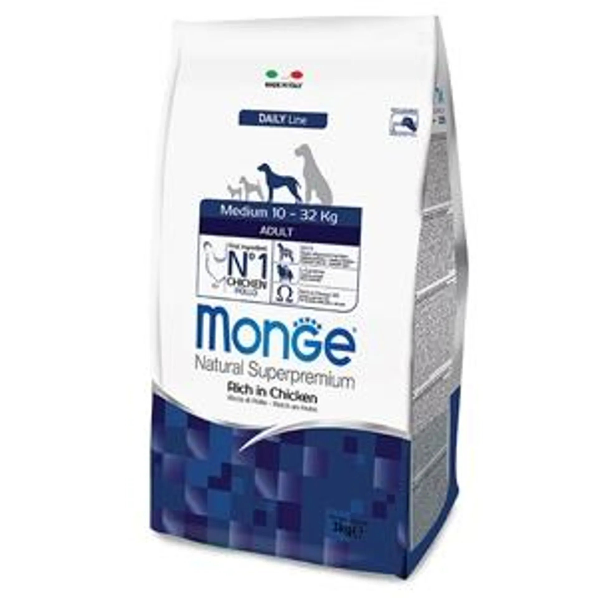 Monge - Natural Superpremium Medium Adult Ricco di Pollo