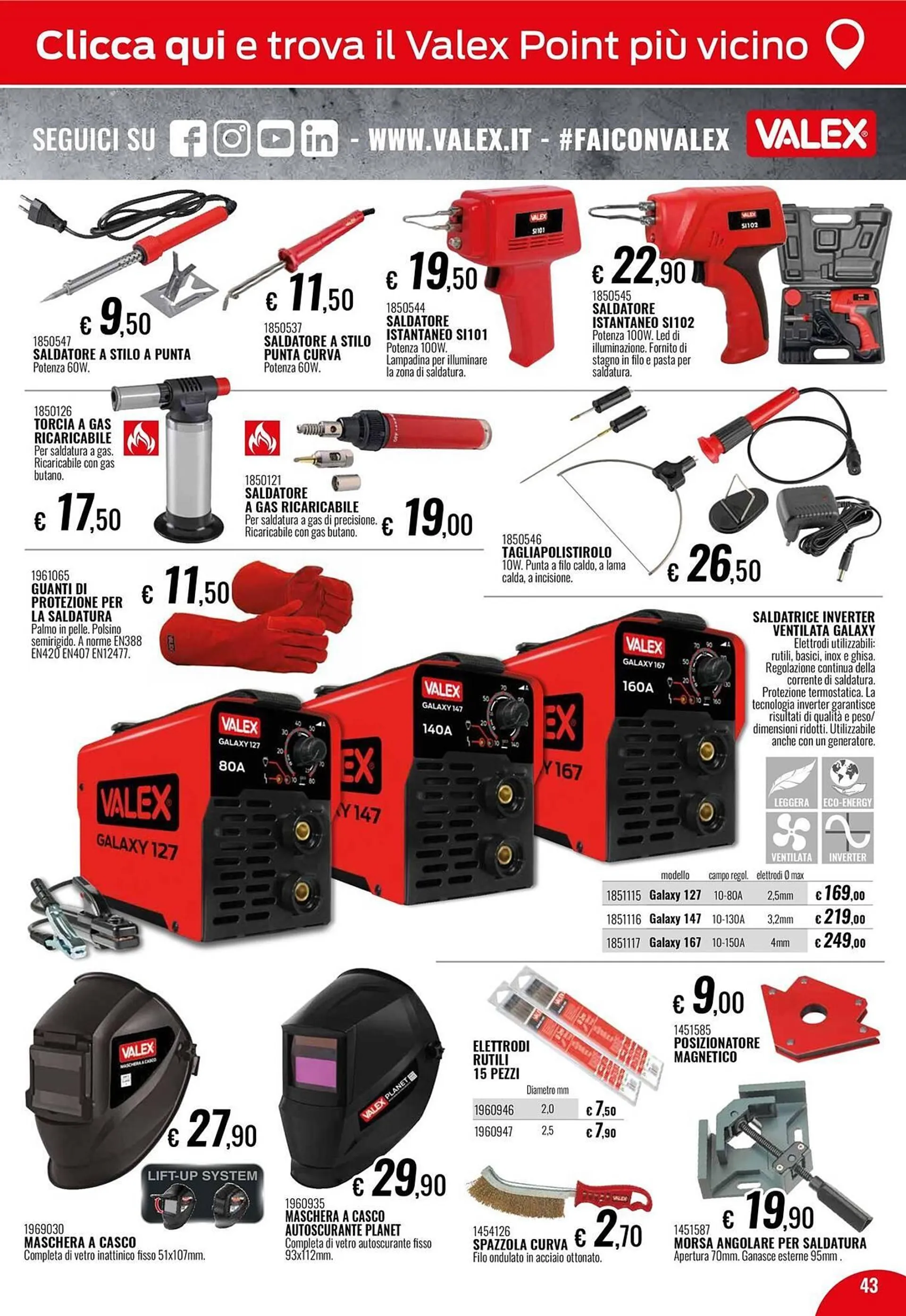 Volantino Valex da 24 settembre a 28 febbraio di 2025 - Pagina del volantino 43