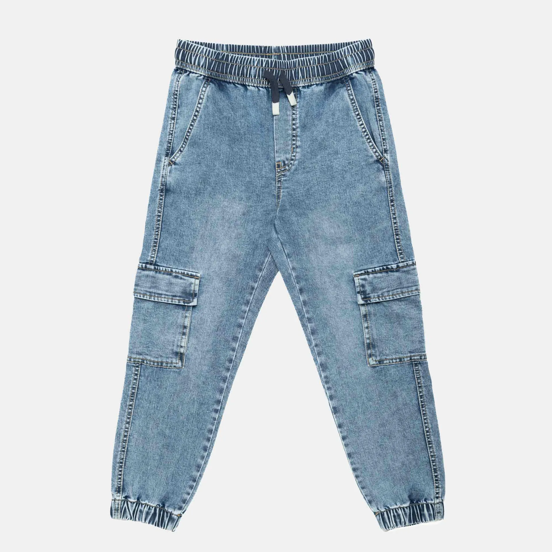 Pantalone in jeans da Bambino, BLU