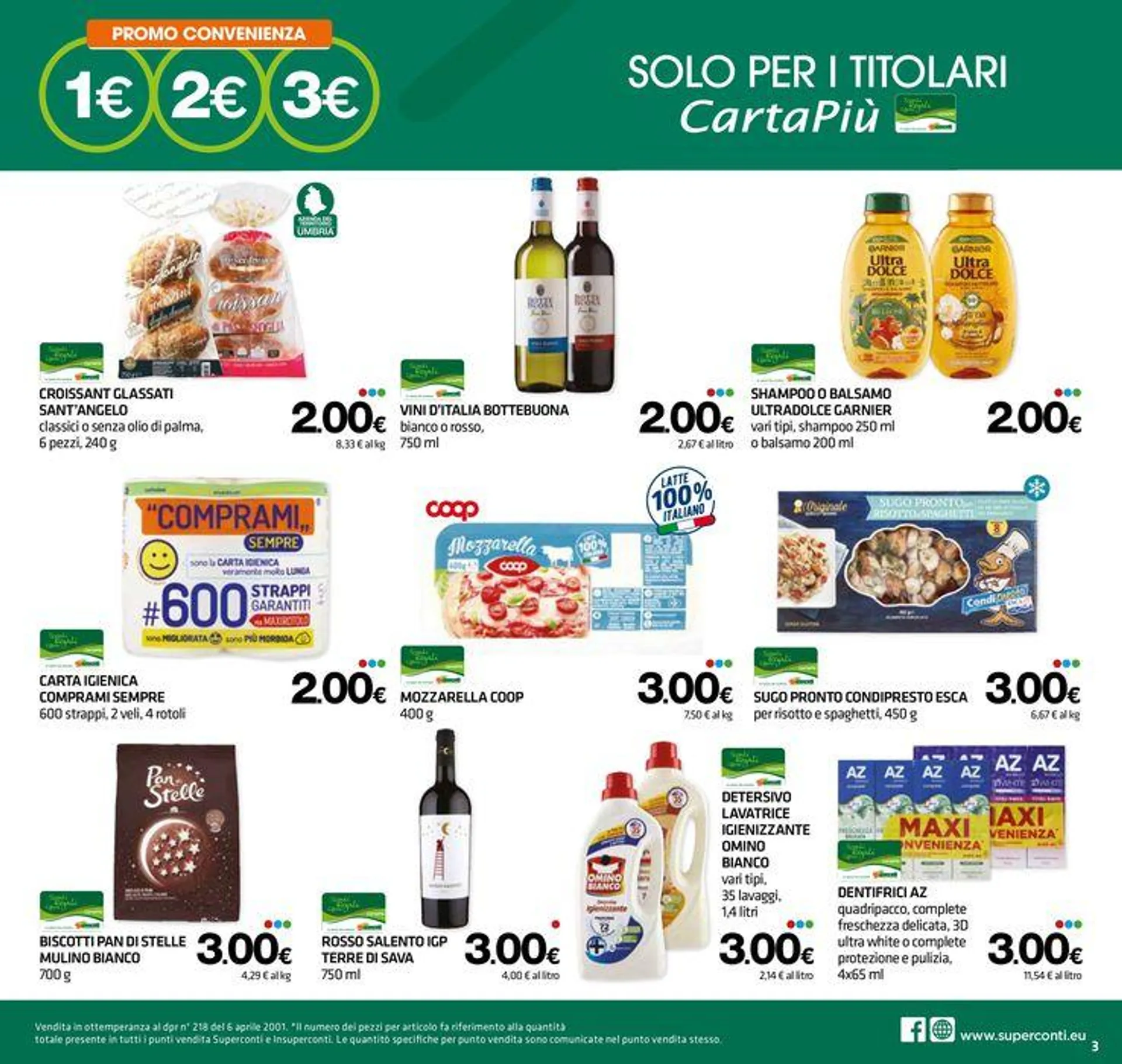 Promo convenienza  da 30 maggio a 12 giugno di 2024 - Pagina del volantino 3