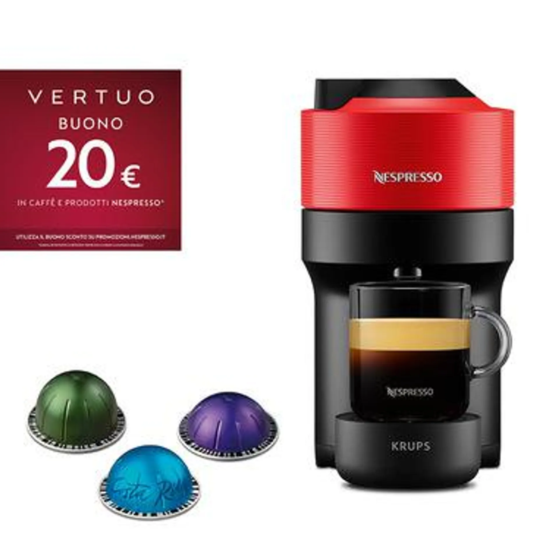 Krups Vertuo Pop Nespresso by XN9205K