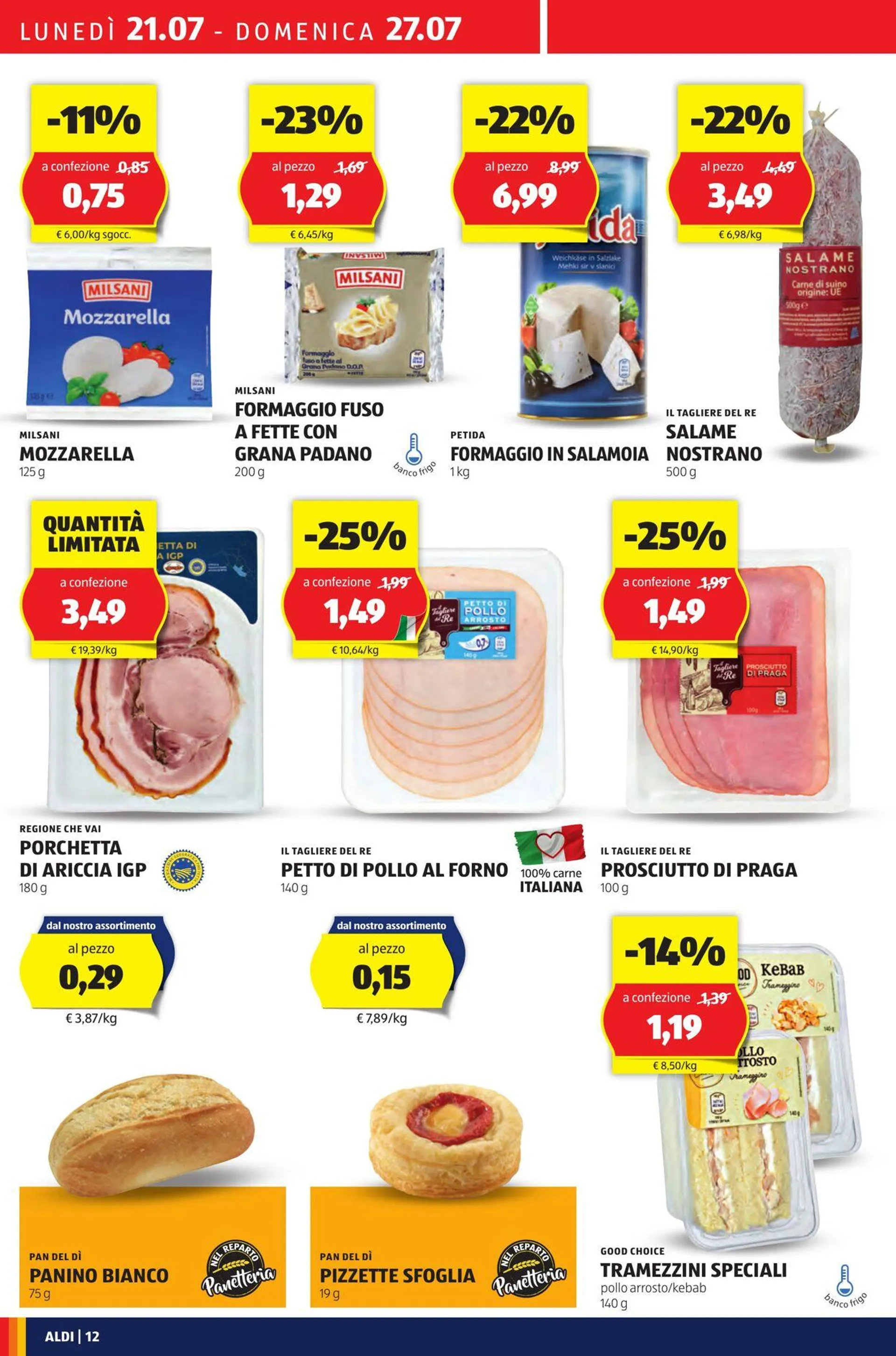 Aldi Volantino attuale da 21 luglio a 27 luglio di 2025 - Pagina del volantino 12