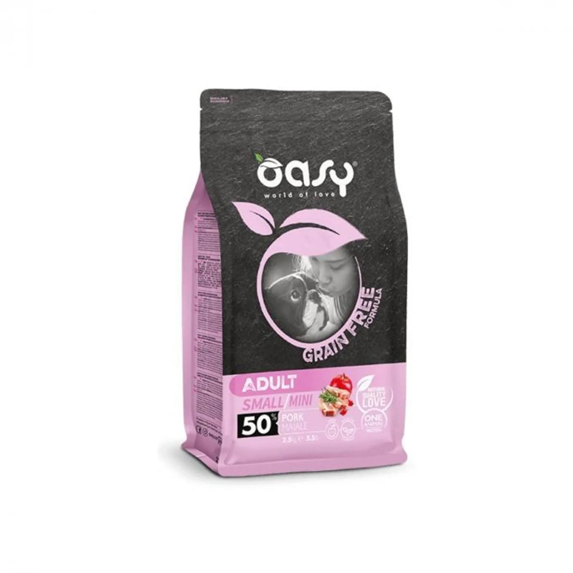 Oasy Dog Grain Free Adult crocchette per cani 2,5 kg