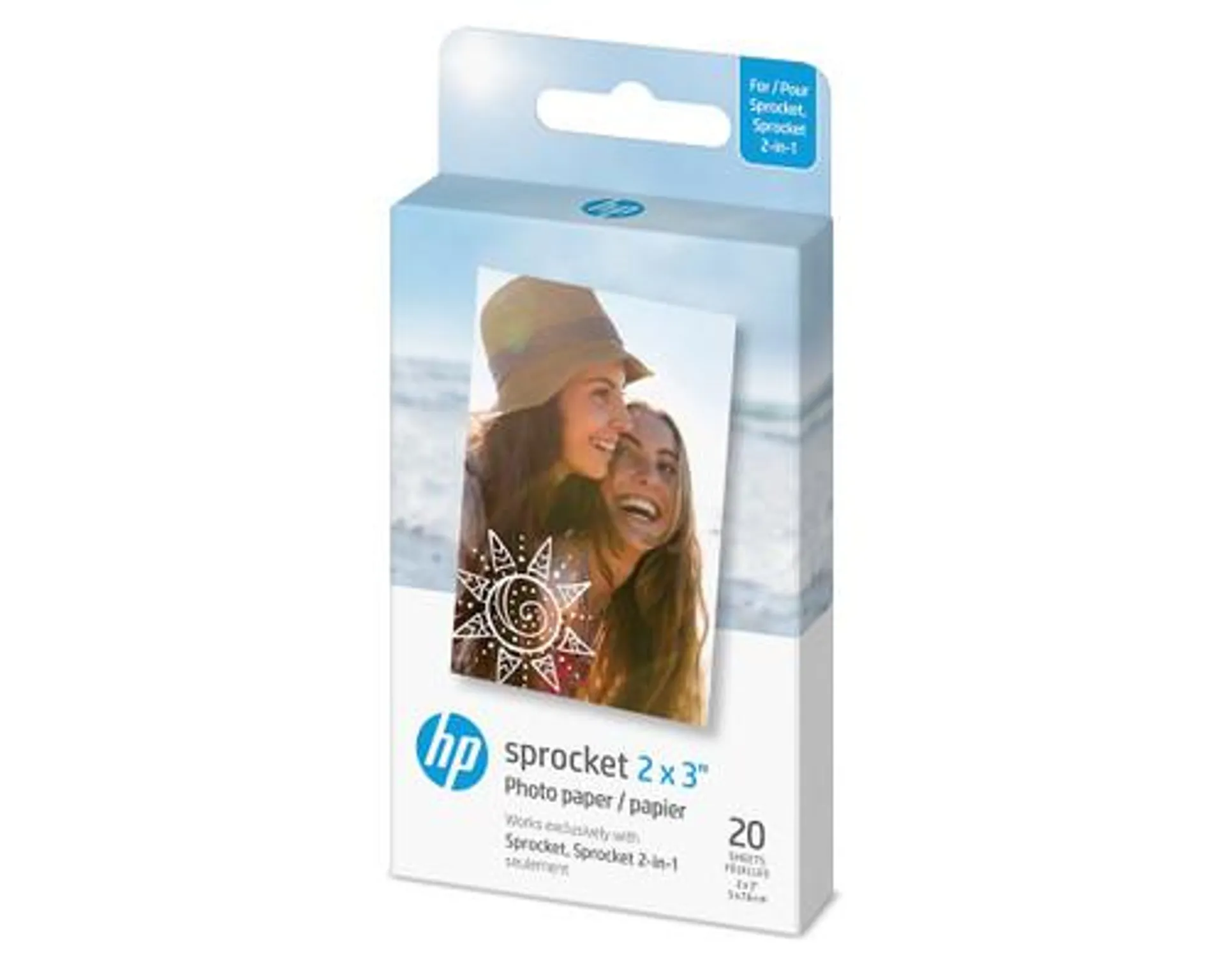 HP - Sprocket 2X3 Paper 20 Pack