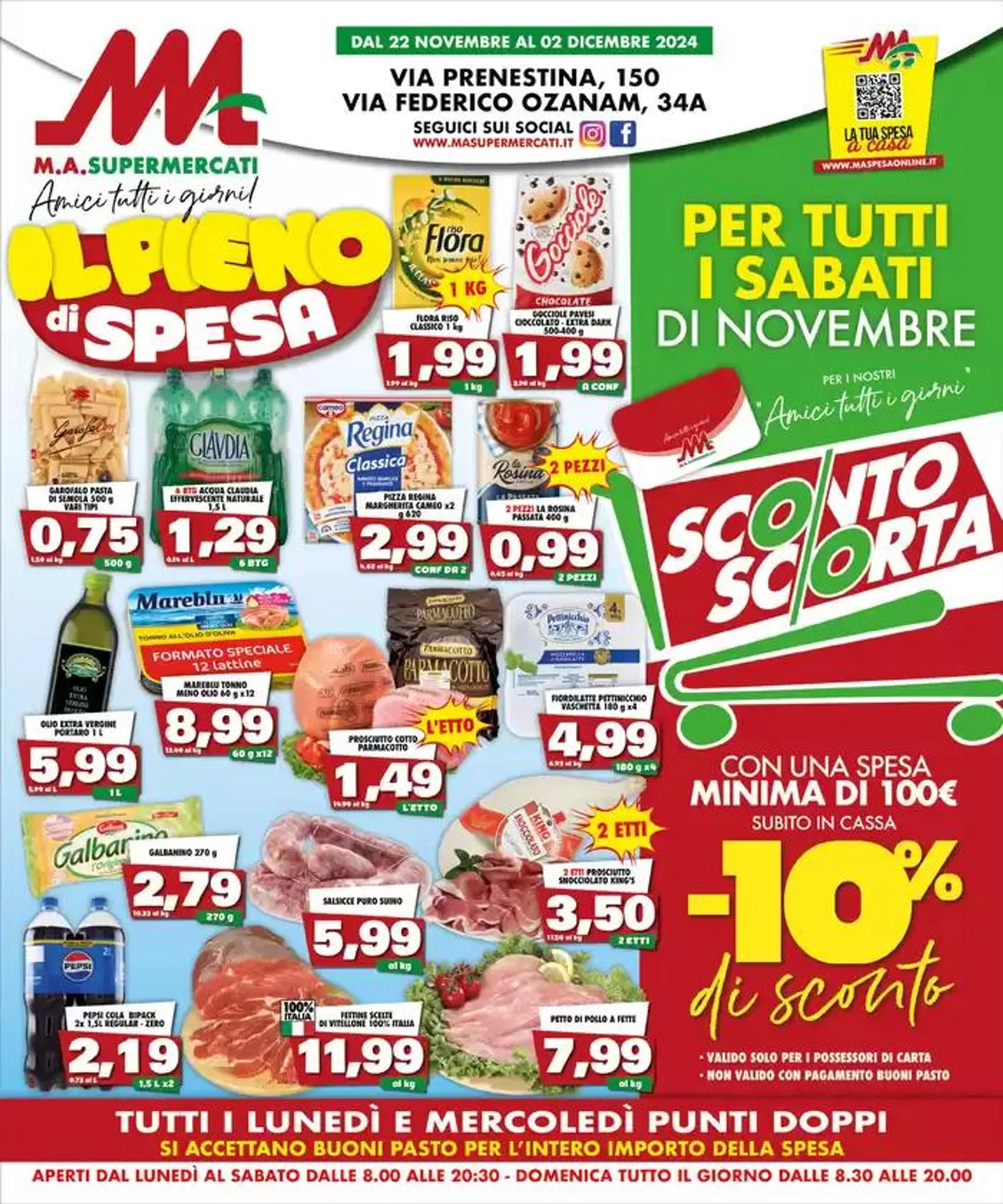 Volantino MA supermercati da 22 novembre a 2 dicembre di 2024 - Pagina del volantino 1