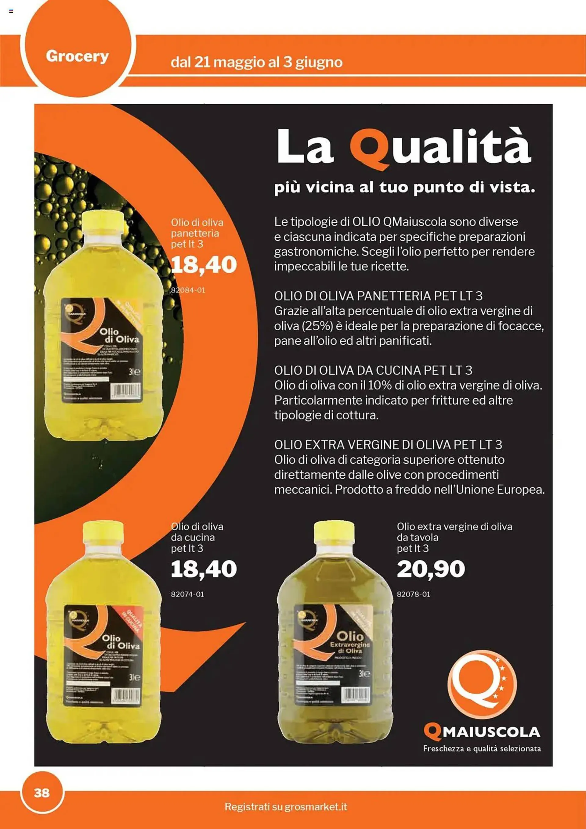Volantino GrosMarket da 21 maggio a 3 giugno di 2025 - Pagina del volantino 38