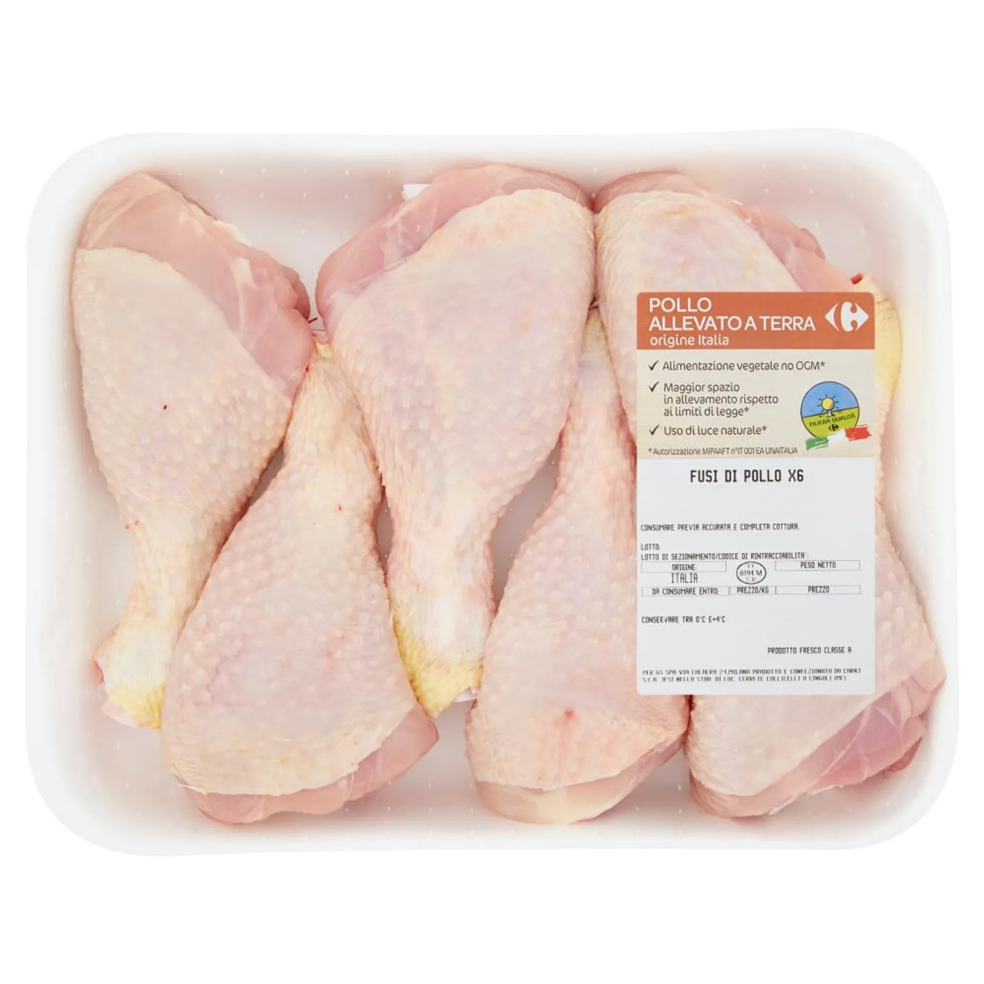 Carrefour Filiera Qualità Fusi di Pollo x6