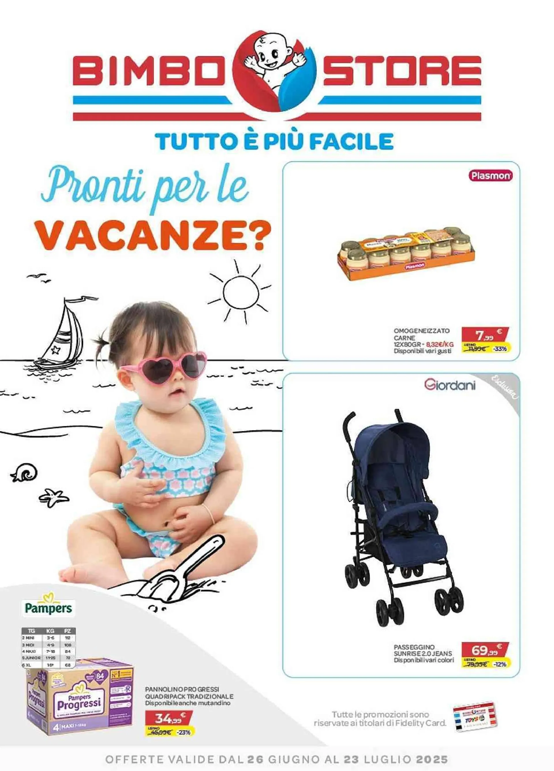 Volantino Bimbo Store da 26 giugno a 23 luglio di 2025 - Pagina del volantino 1